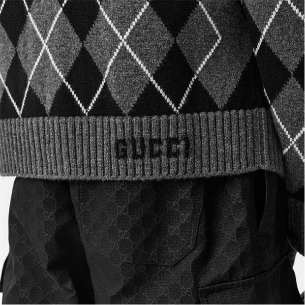 Gucci Argyle Cardigan Size US L / EU 52-54 / 3 - 4 Thumbnail
