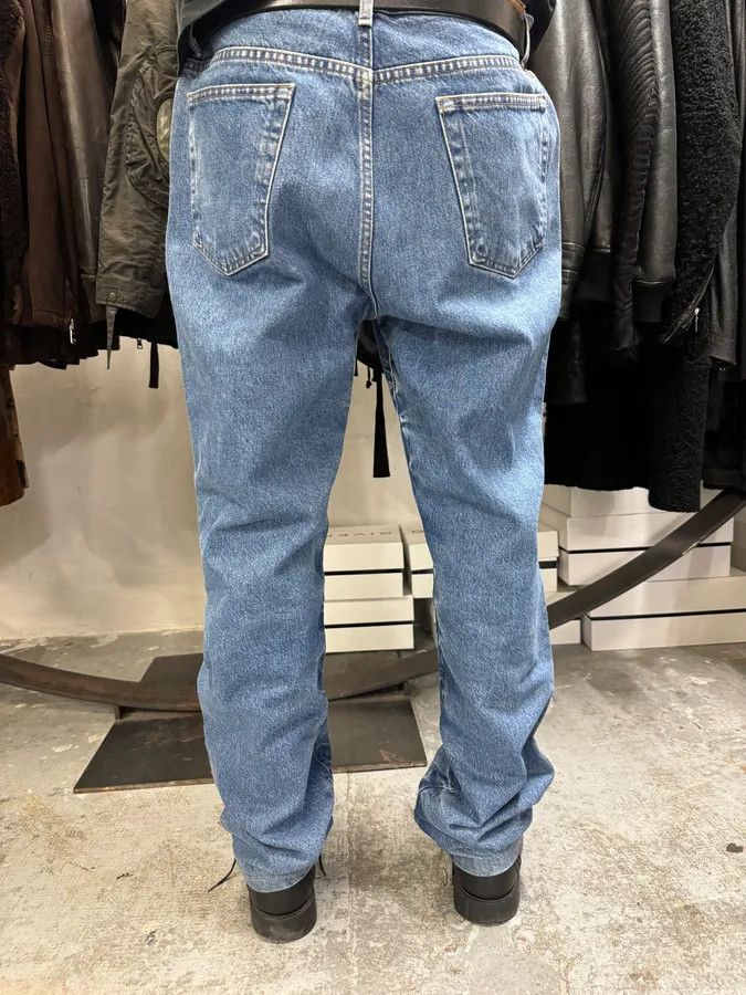 Just Cavalli × Vintage 2000s Cavalli Blue Denim Faded Jeans Size US 34 / EU 50 - 4 Thumbnail