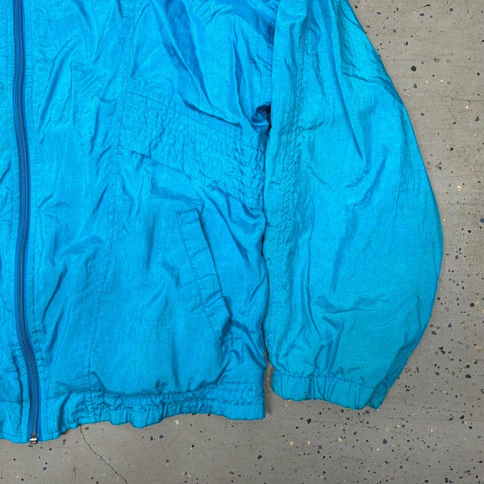 Reebok Blue vintage 80s Reebok lightweight windbreaker jacket Size US L / EU 52-54 / 3 - 2 Thumbnail