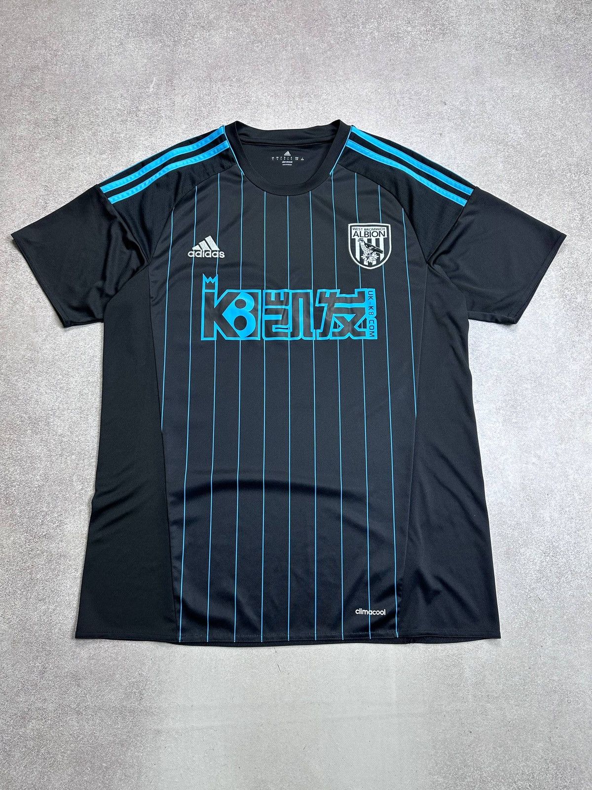 Adidas 2016 West Bromwich Albion Jersey Blockcore Football T-shirt Size US L / EU 52-54 / 3 - 2 Thumbnail
