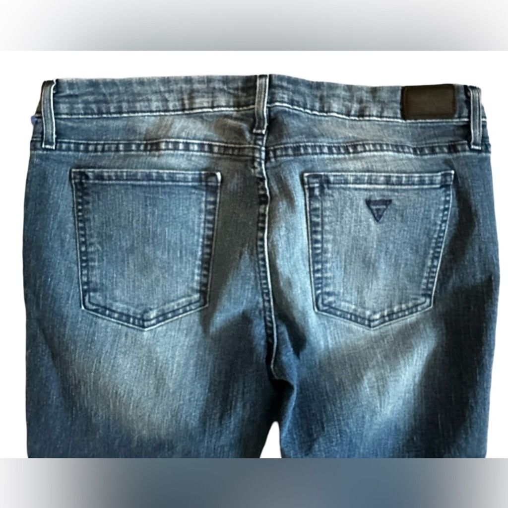 Guess GUESS JEANS Mid-Rise Crop Jean Blue Women’s Size 31. Size 38" / US 16 / IT 52 - 8 Thumbnail