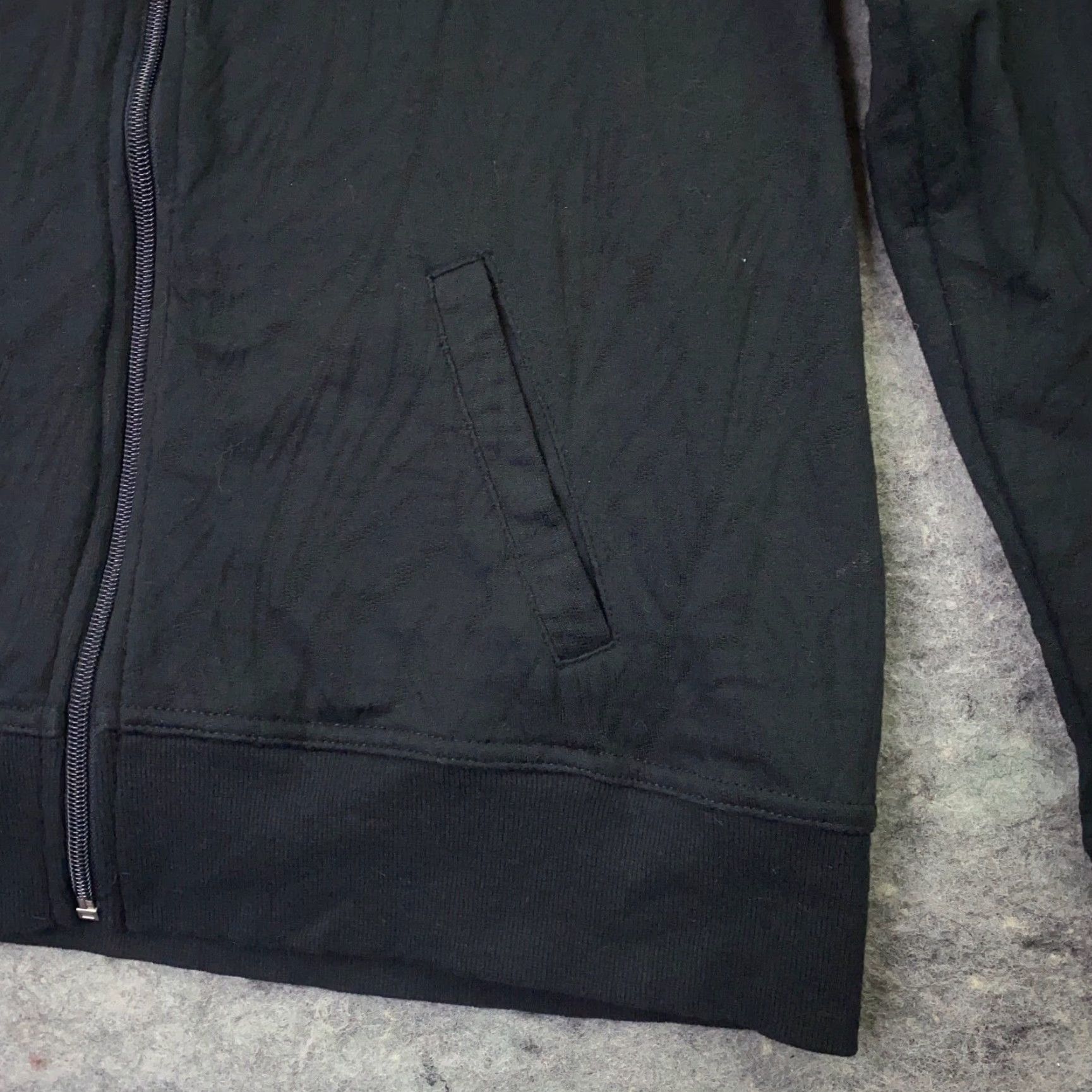 Vintage Coral Bay Jacket Small Black Full Zip High Neck Lightweight Womens Size S / US 4 / IT 40 - 4 Thumbnail