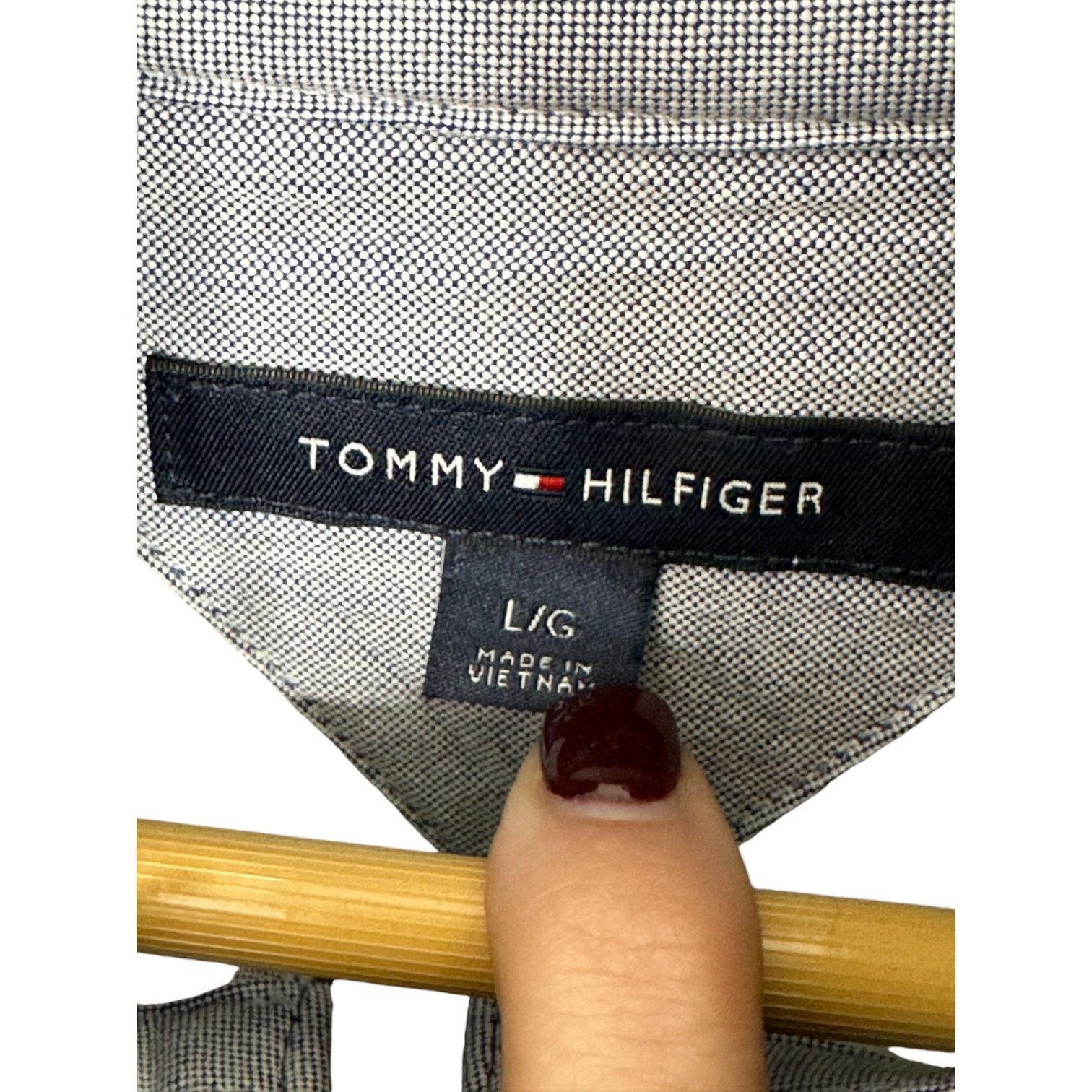 Tommy Hilfiger Tommy Hilfiger Gray 1/4 Zip Long Sleeve Sweatshirt Men's L Size US L / EU 52-54 / 3 - 5 Thumbnail