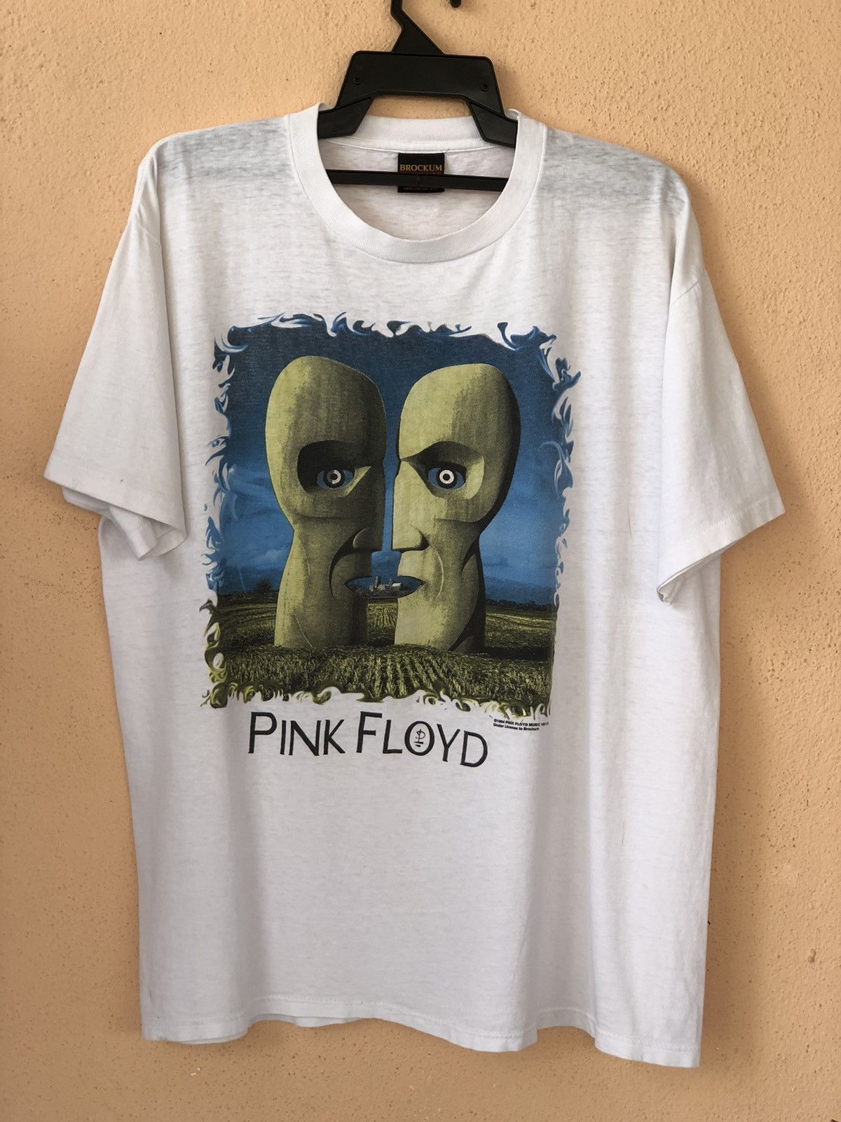 Band Tees × Pink Floyd × Vintage Vintage 90s PINK FLOYD Division Bell Tour Tee Size US XL / EU 56 / 4 - 1 Thumbnail