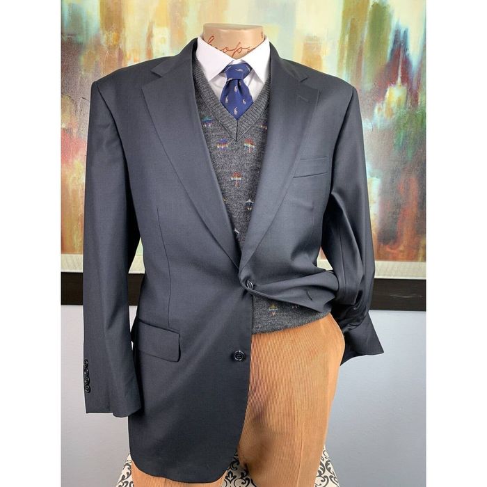 Brooks Brothers 43R Brooks Brothers Loro Piana Super 120's Navy