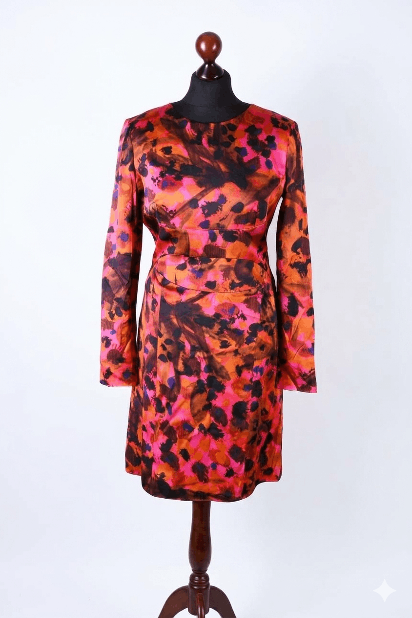 Erdem Women's Erdem Silk Floral Pattern Midi Dress Size S Size S / US 4 / IT 40 - 1 Thumbnail