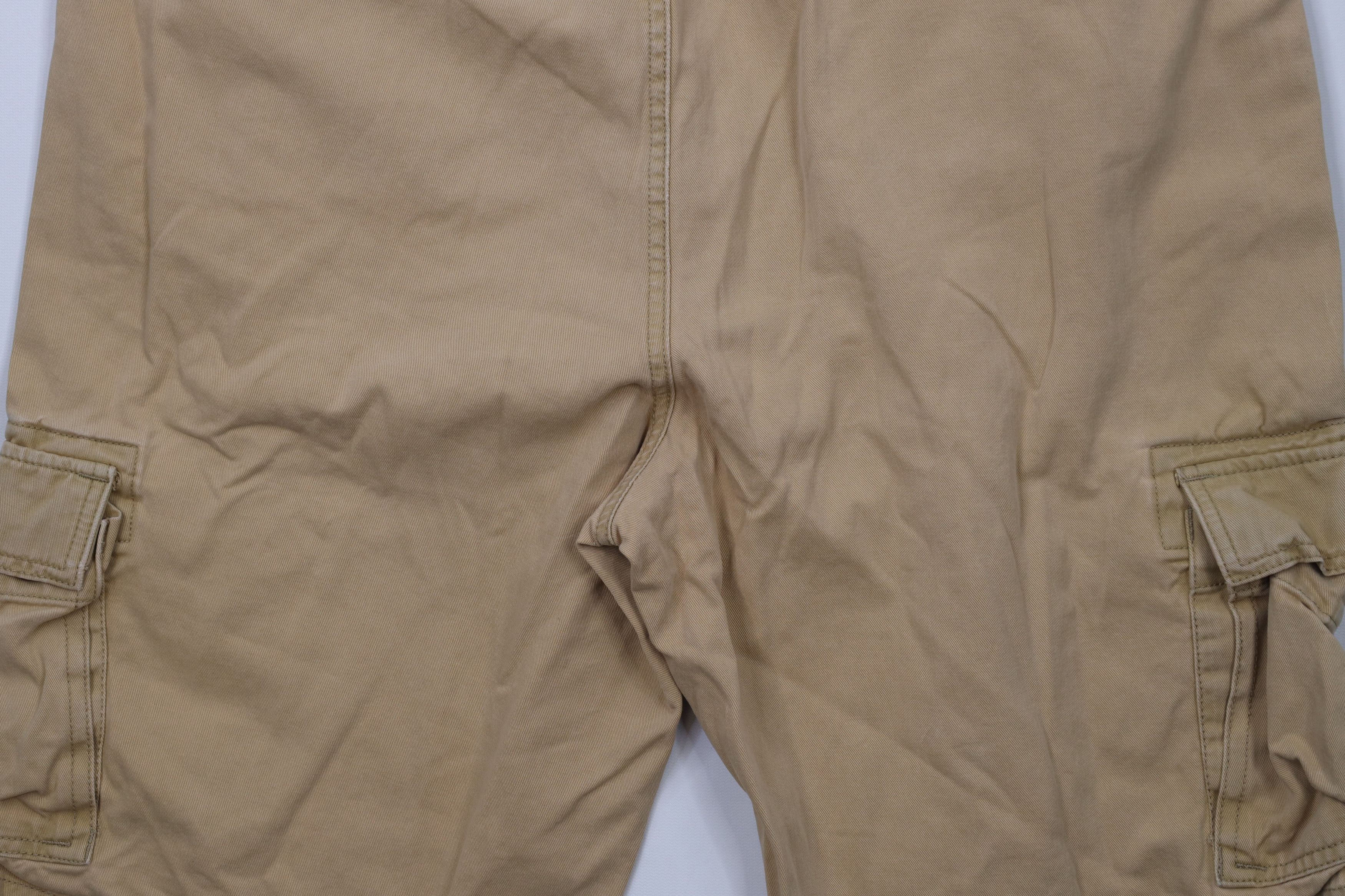 Eddie Bauer × Vintage Vintage Y2K Eddie Bauer Cargo Shorts Beige Cotton Size US 40 / EU 56 - 13 Thumbnail