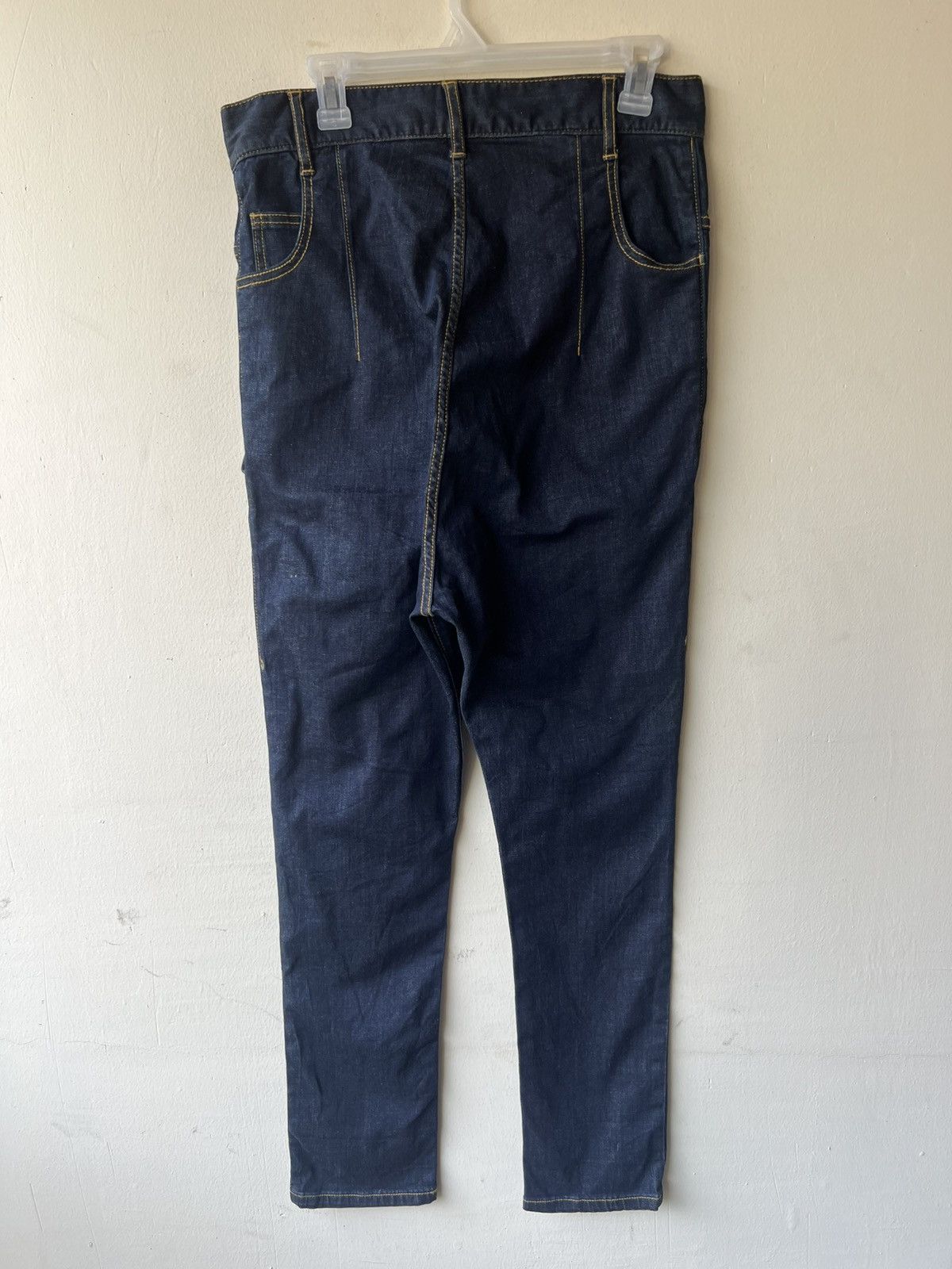 Issey Miyake Mercibeaucoup Stretchable Denim Drop Crotch Jeans Size US 31 - 3 Thumbnail