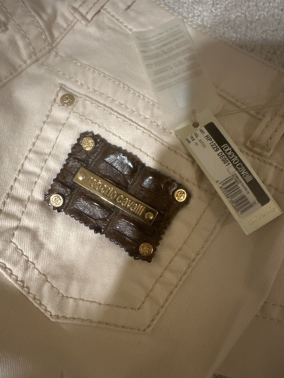 Roberto Cavalli Roberto Cavalli Womens Jeans/Pants Size 32" / US 10 / IT 46 - 3 Thumbnail