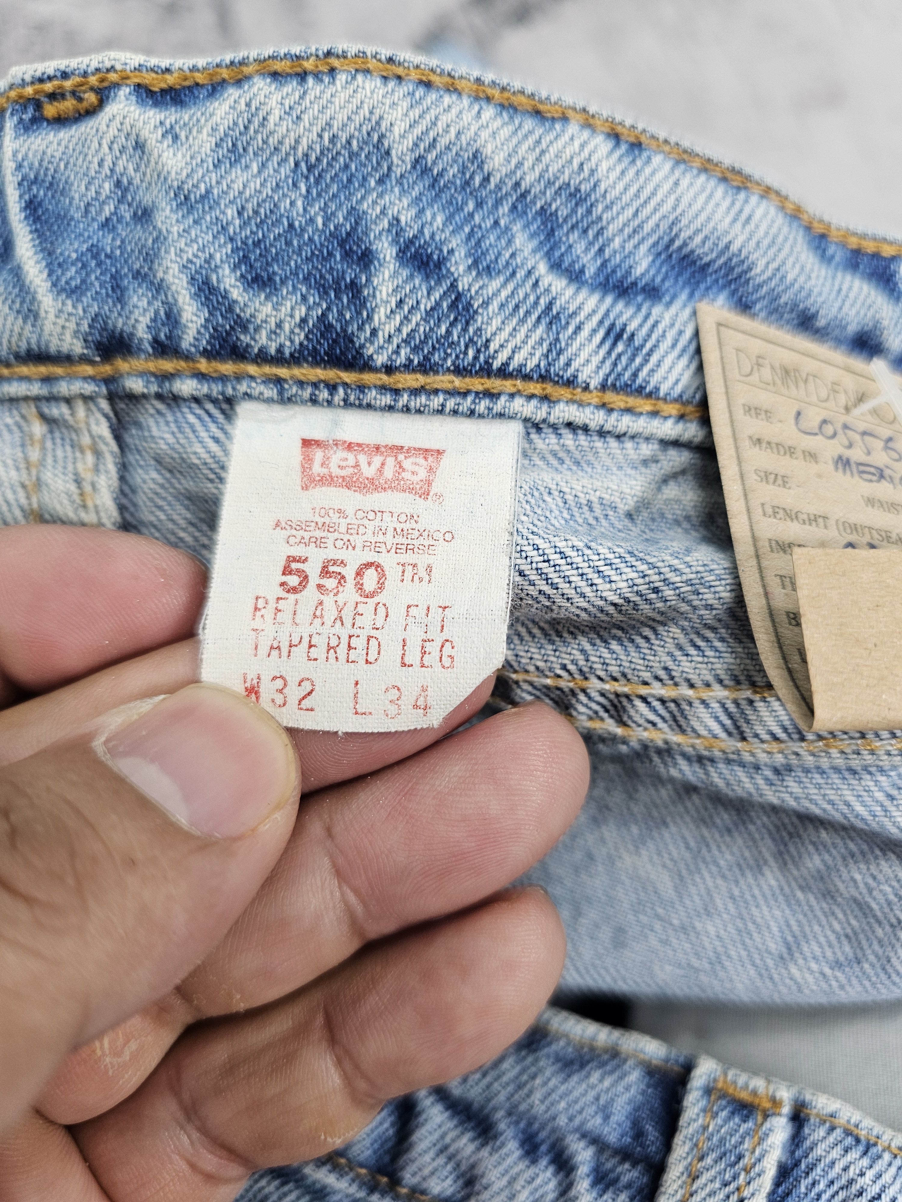 Levi's Vintage Clothing Vtg LEVIS 550 Tapered Leg Faded Jeans L0556 Size 32X30 Size US 32 / EU 48 - 12 Thumbnail