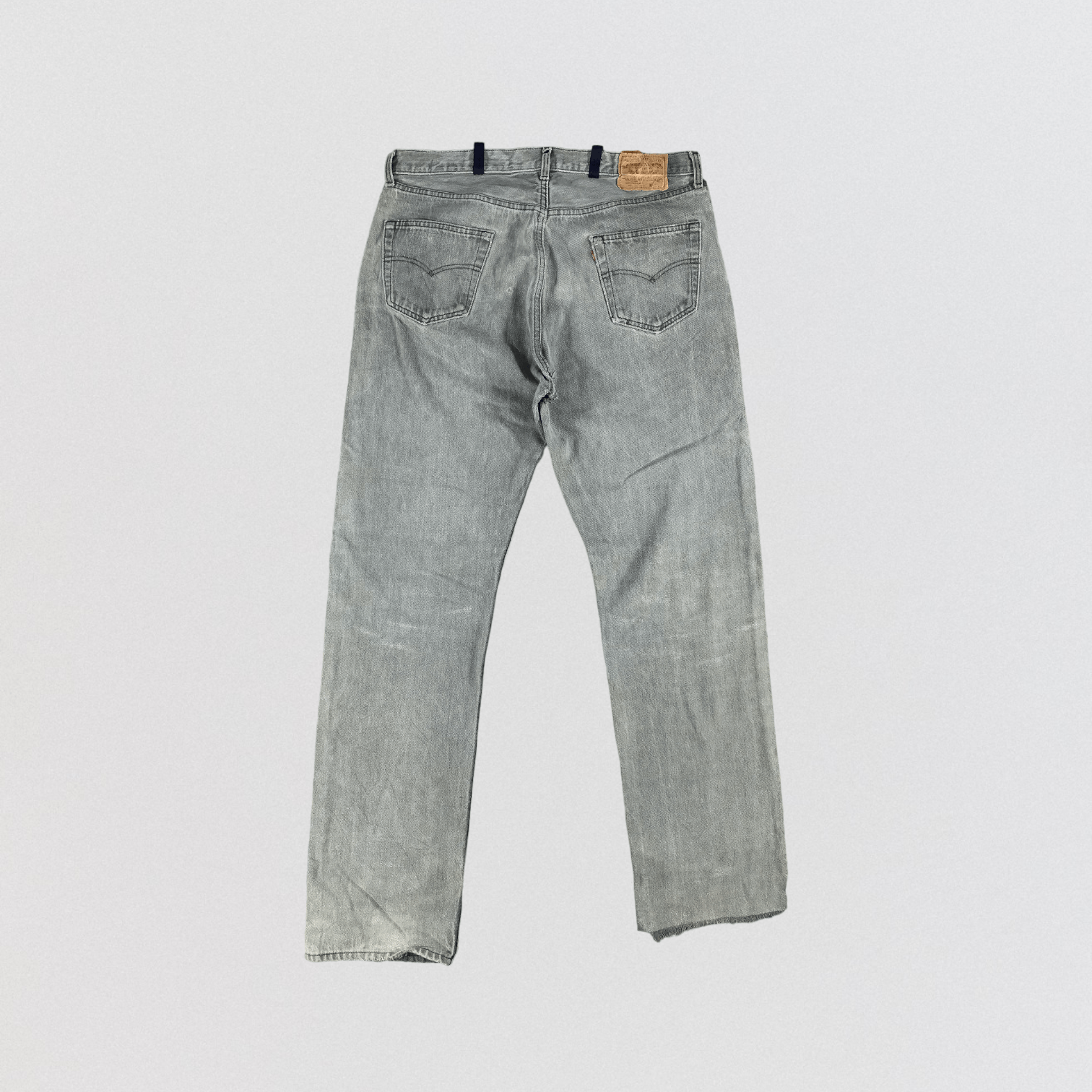 Levi's × Vintage 90s Vintage Ash Grey Levis 501 Jeans-JM2642 Size US 38 / EU 54 - 2 Thumbnail