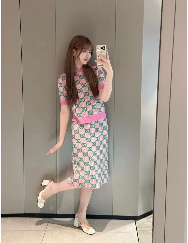 Gucci GucciFull-print knitted short sleeves 2503-Nextarrow Size XL / US 12-14 / IT 48-50 - 6 Thumbnail