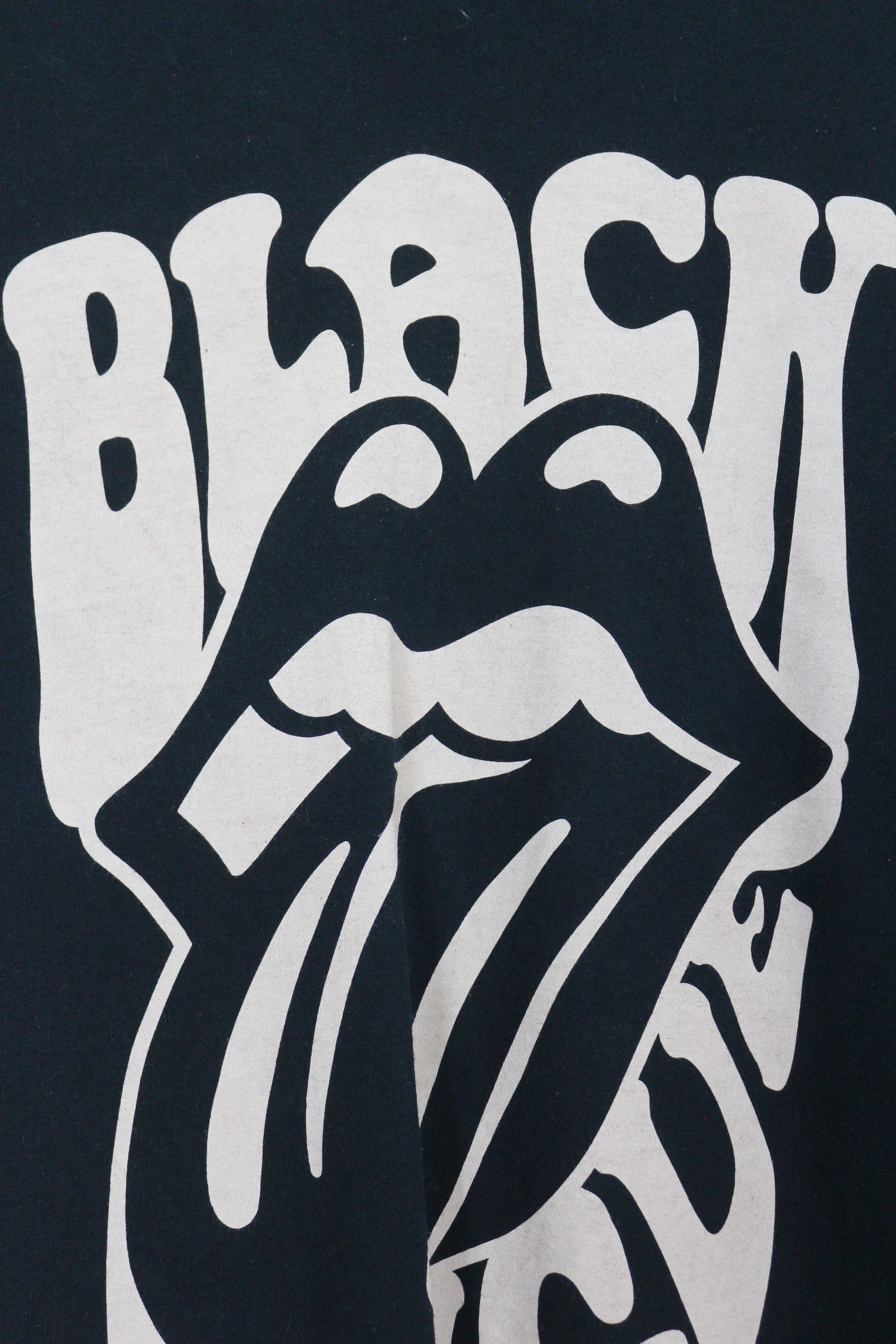 Band Tees Vintage The Rolling Stones Black Tongue Graphic Tee 90s Size US L / EU 52-54 / 3 - 2 Thumbnail
