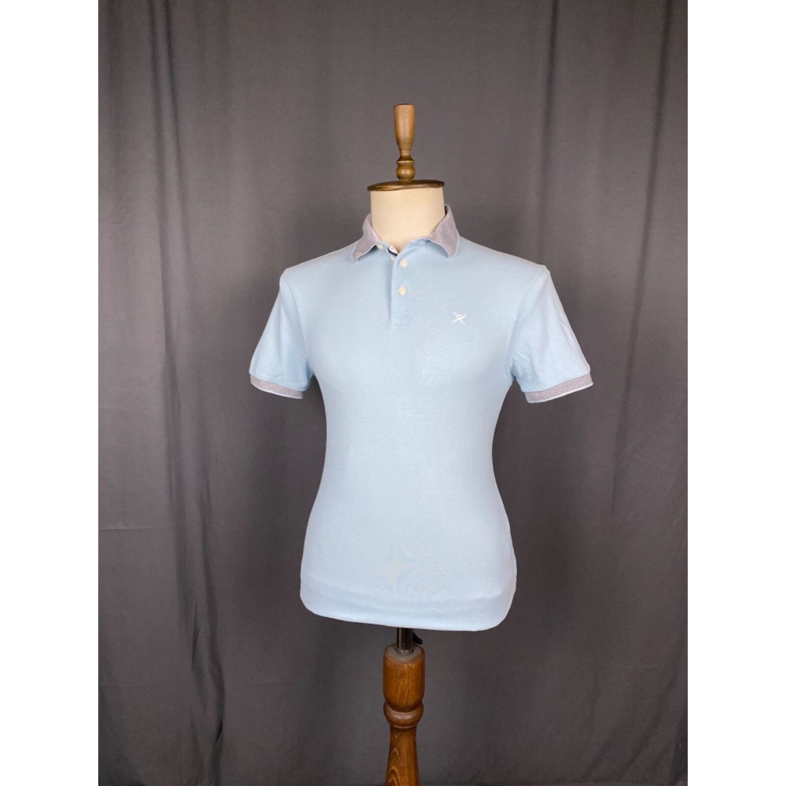 Hackett MINT! Hackett Small Logo Men's Light Blue Polo T-Shirt Size Size US M / EU 48-50 / 2 - 2 Thumbnail