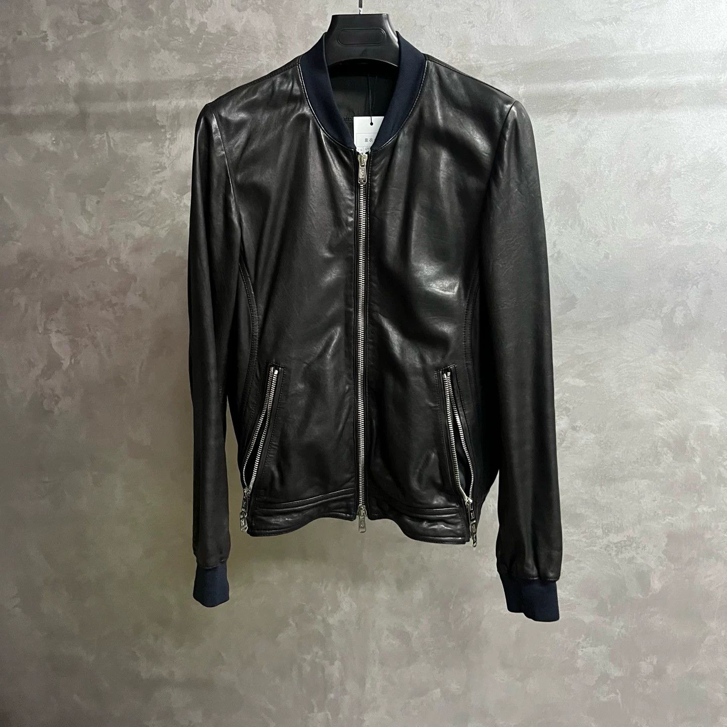 Saint Laurent Paris Yves Saint Laurent Black Leather Bomber Jacket Size US M / EU 48-50 / 2 - 1 Thumbnail