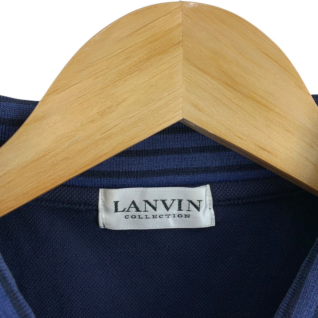 Designer × Lanvin × Vintage Vintage LANVIN pocket polo tee Size US L / EU 52-54 / 3 - 3 Thumbnail
