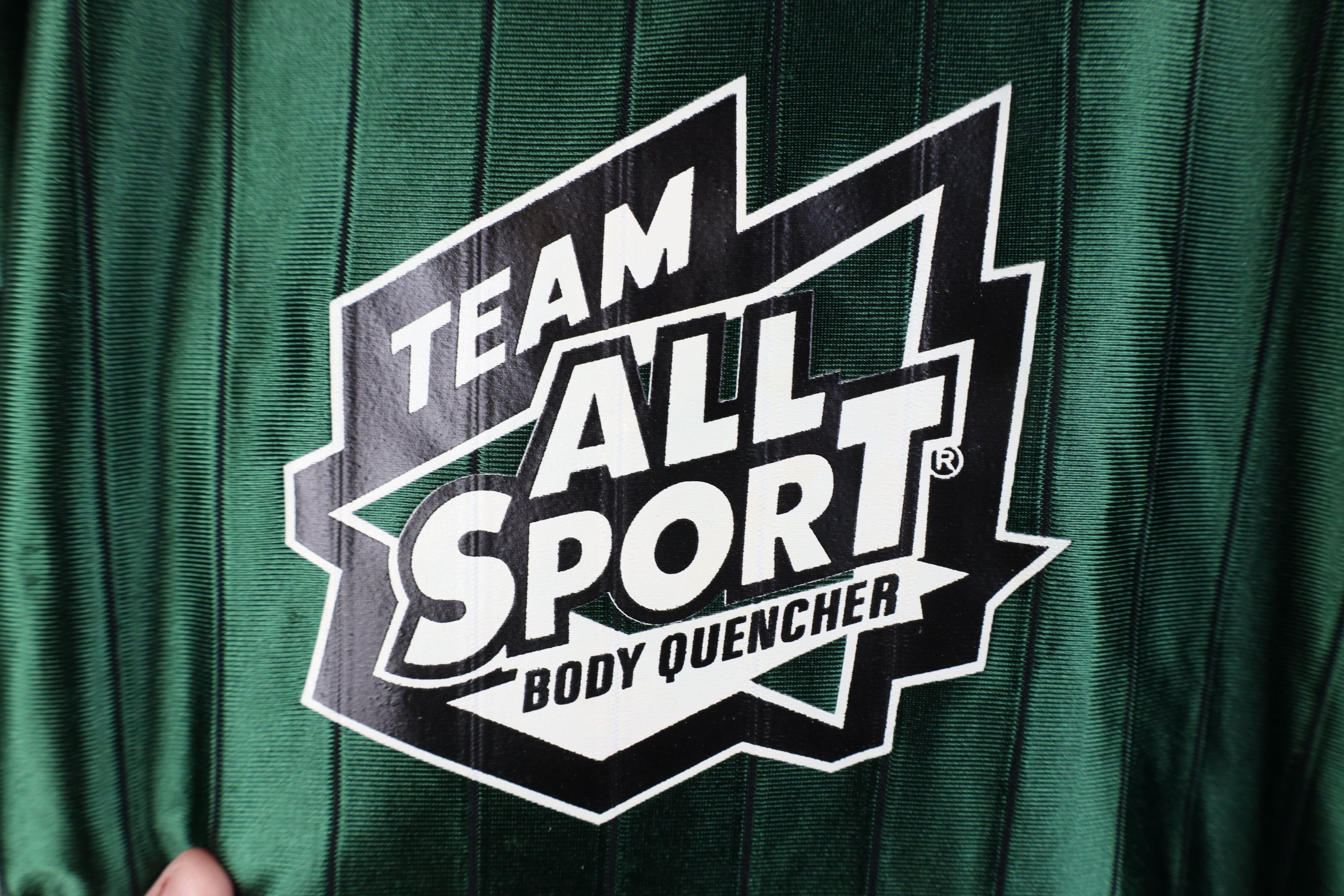 Vintage Vintage 90s Sport Body Quencher Striped Jersey T-Shirt USA Size US XL / EU 56 / 4 - 4 Thumbnail