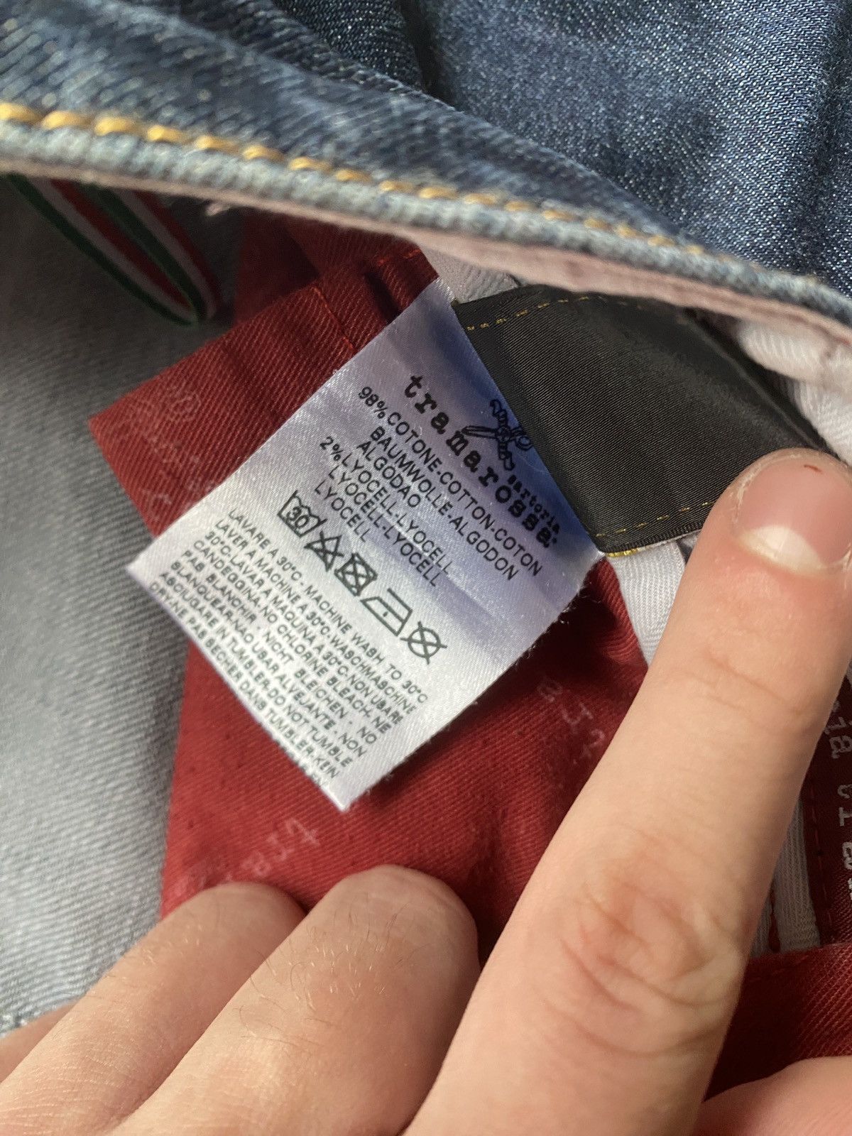 Other SARTORIA TRAMAROSSA hand made Italy Luxury Jeans Denim Size US 34 / EU 50 - 9 Thumbnail