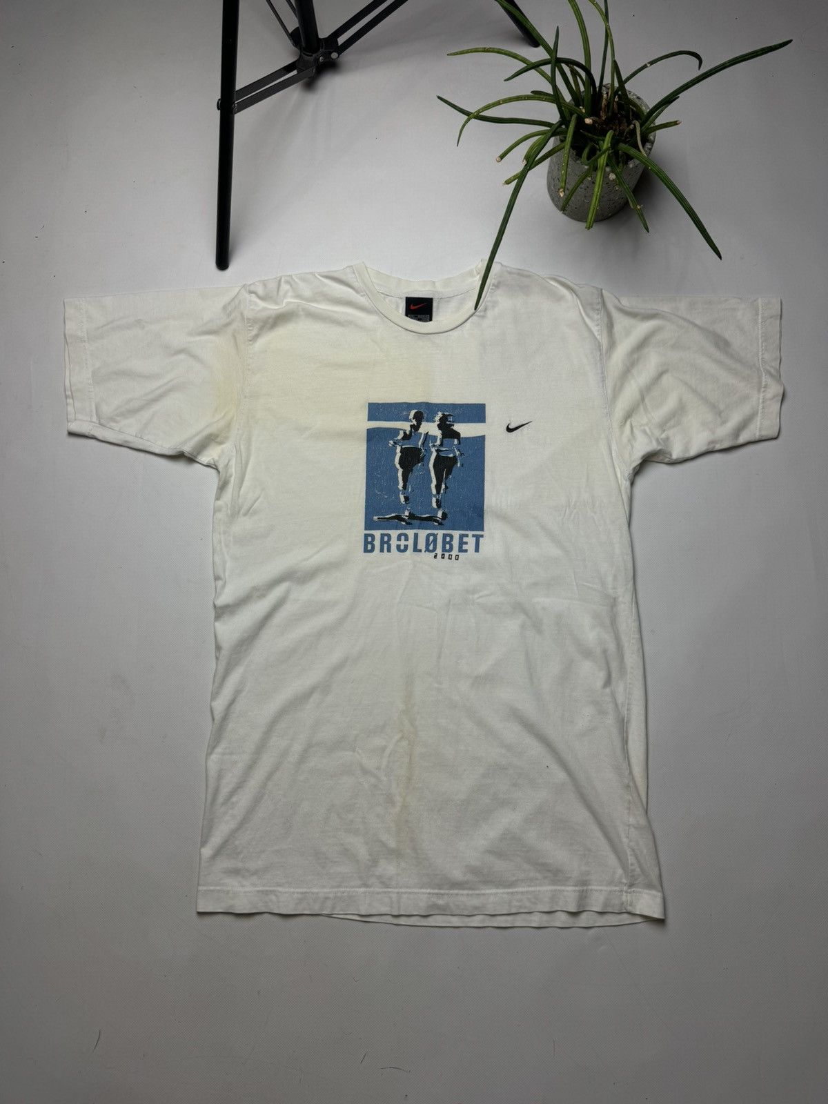 Nike × Vintage Rare vintage Nike broløbet 2000 T-shirt y2k Size US L / EU 52-54 / 3 - 1 Thumbnail