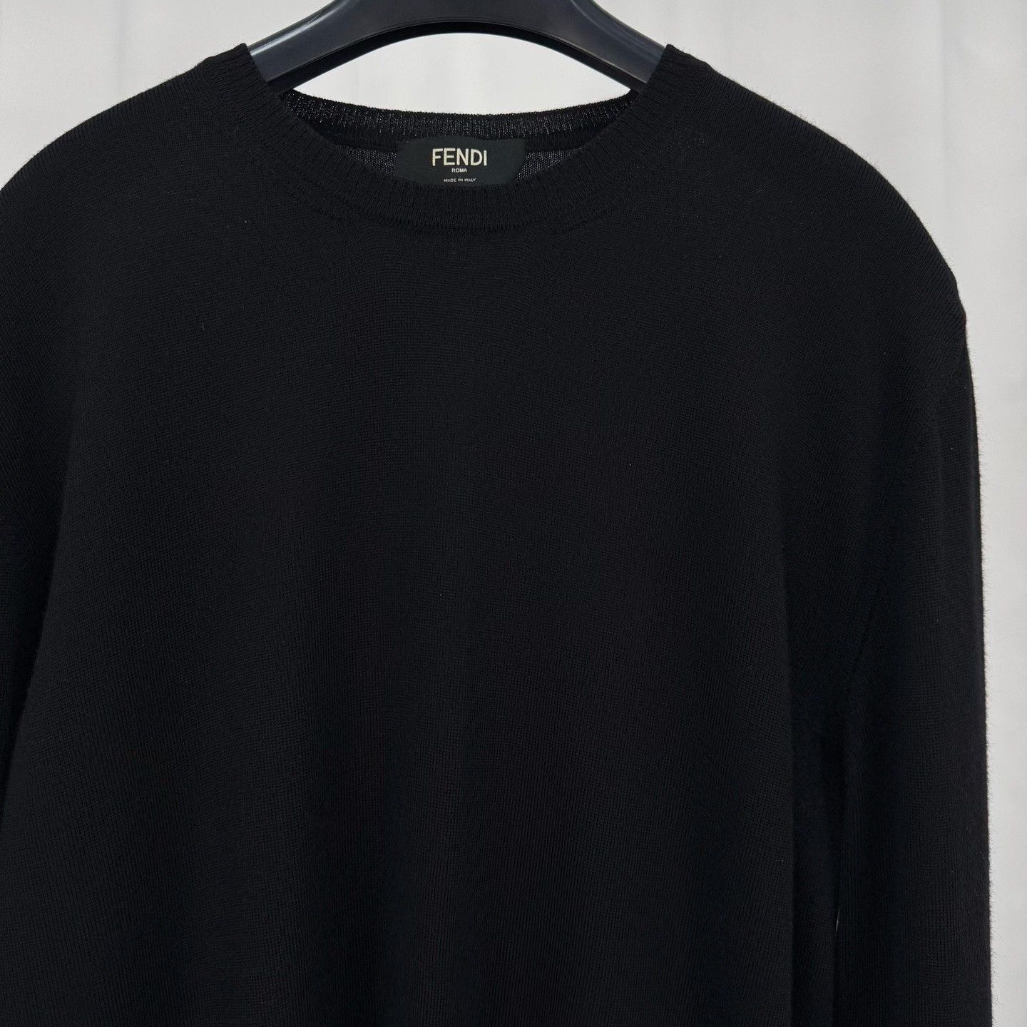 Fendi Fendi Embroidered Monster Wool Knit Sweater Size US L / EU 52-54 / 3 - 3 Thumbnail