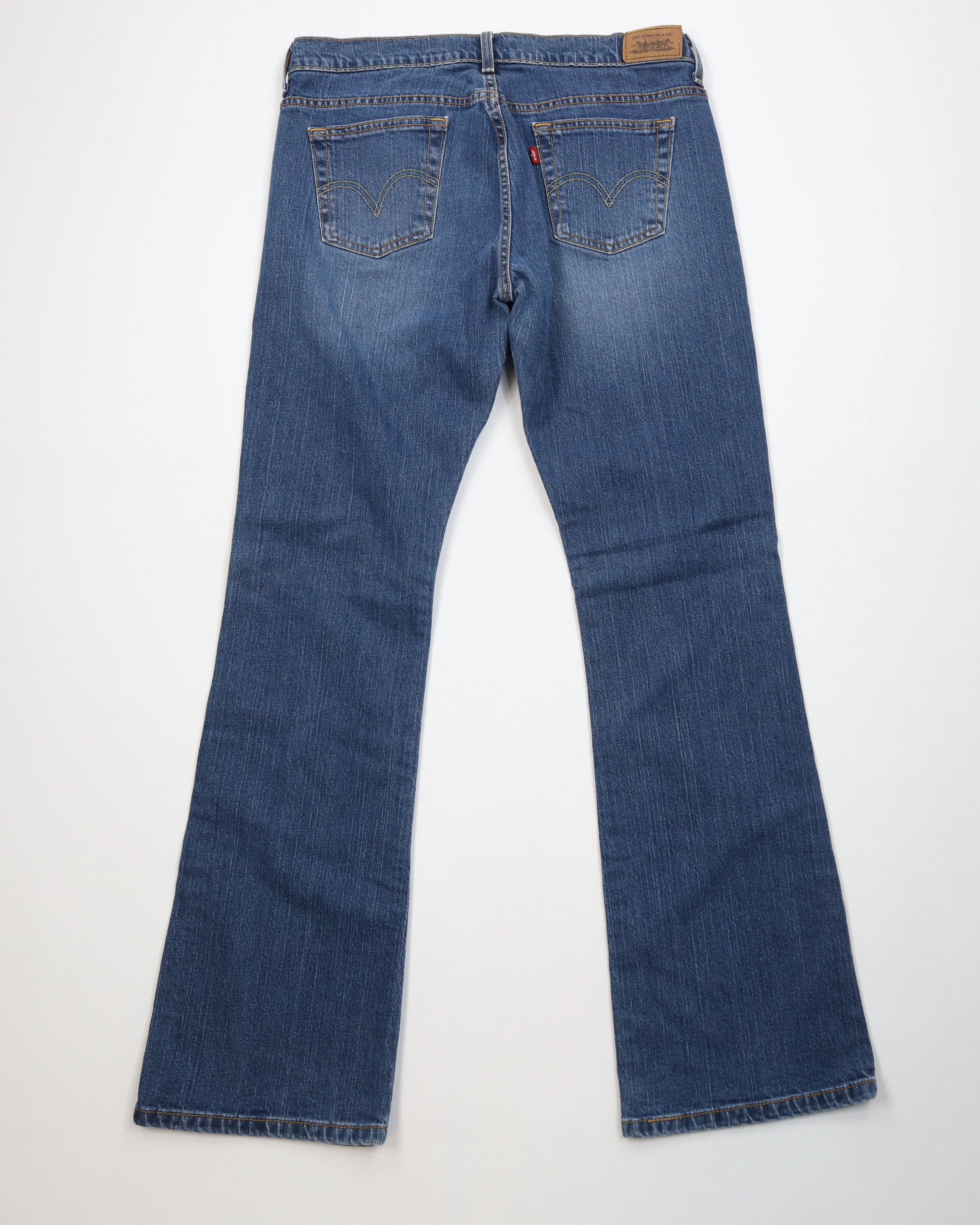 Levi's Vintage Y2K 2006 Levis 515 Flared Bootcut Denim Jeans Size 34" / US 12 / IT 48 - 10 Thumbnail
