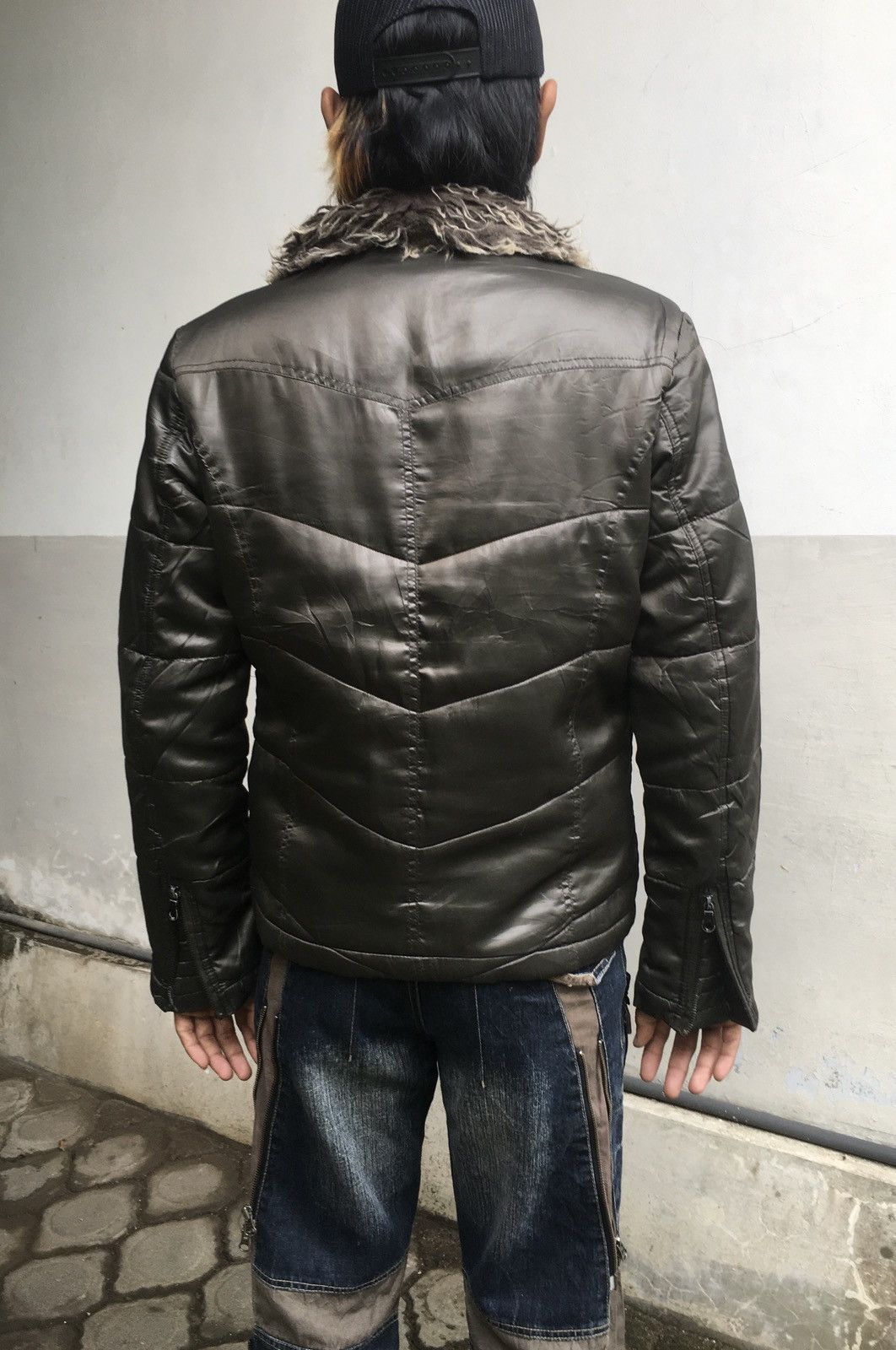 14th Addiction 2000s Semantic Design Fur Jacket Size US L / EU 52-54 / 3 - 10 Thumbnail