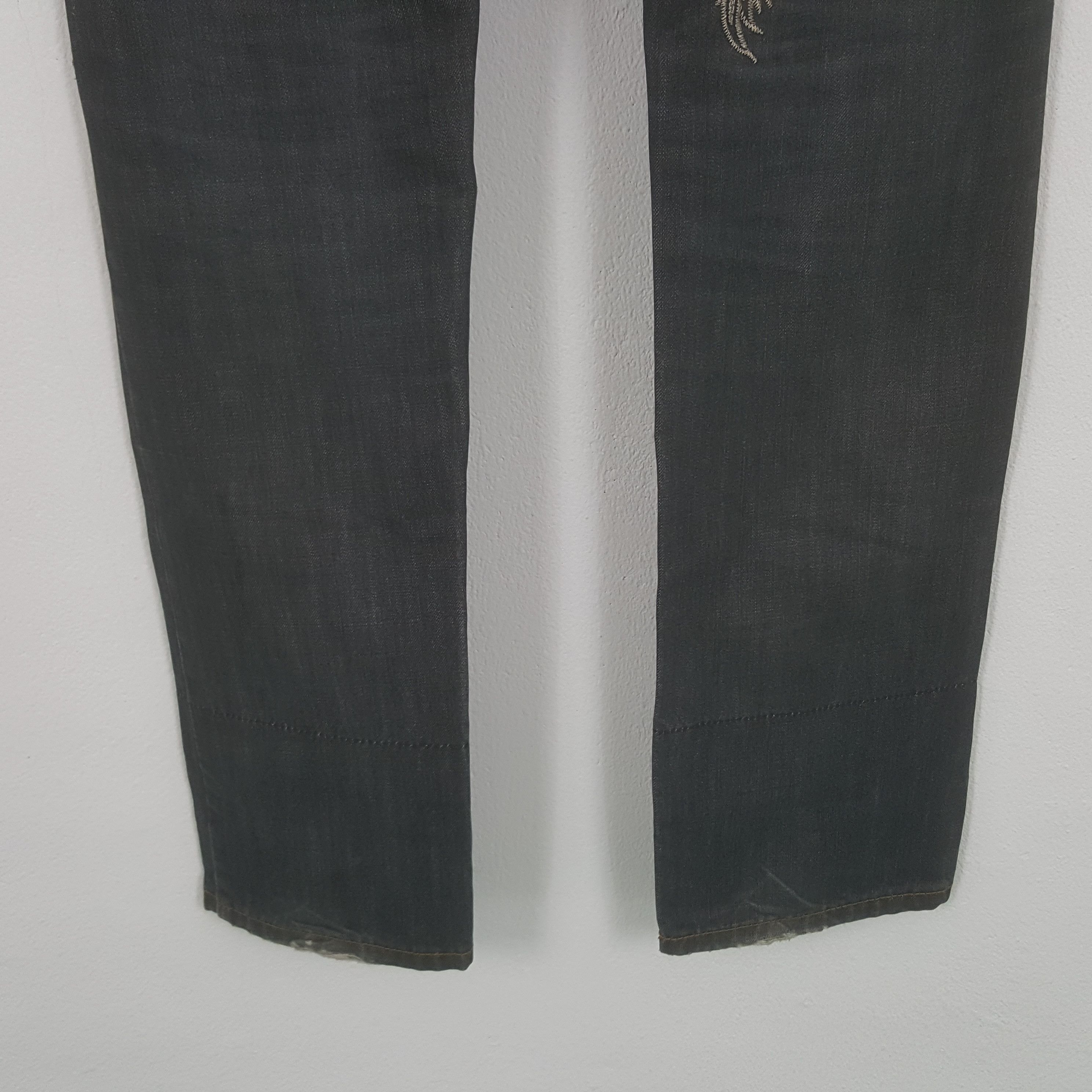 Japanese Brand Vintage Evisu Japanese Brand Daicock Custom Art Denim Jeans Size US 31 - 6 Thumbnail