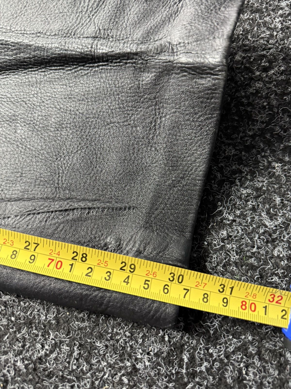Leather Y2K Vintage Leather Pants Opium Style Alt Biker USA Rare Size US 35 - 21 Thumbnail