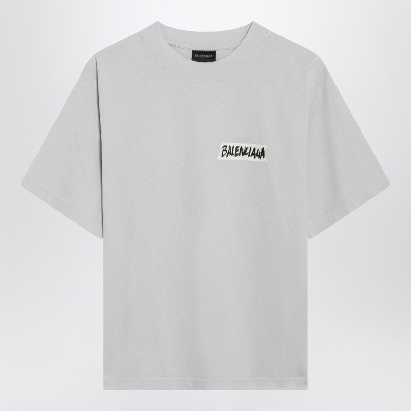 Balenciaga White Masking Tape T-Shirt Medium Fit
