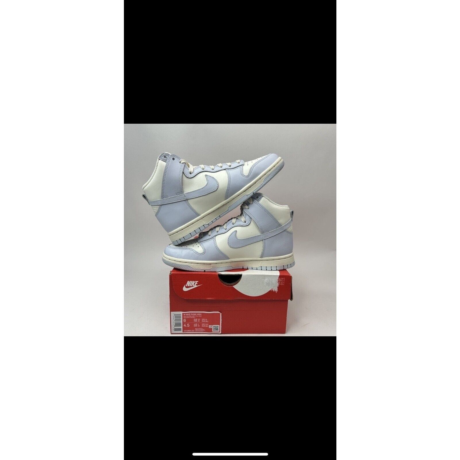 Nike Nike Dunk High WMNS “Sail/Football Grey/Ivory” 2023 Size US 6 / IT 36 - 4 Thumbnail