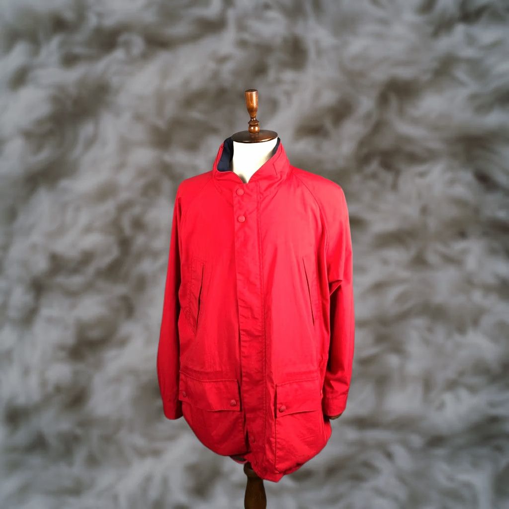 Paul & Shark Paul & Shark Jacket Men's Red Polyamide Full Zip Size XL Stowaway Hood Casual Outdoor Walking Windbreaker Size US XL / EU 56 / 4 - 1 Thumbnail