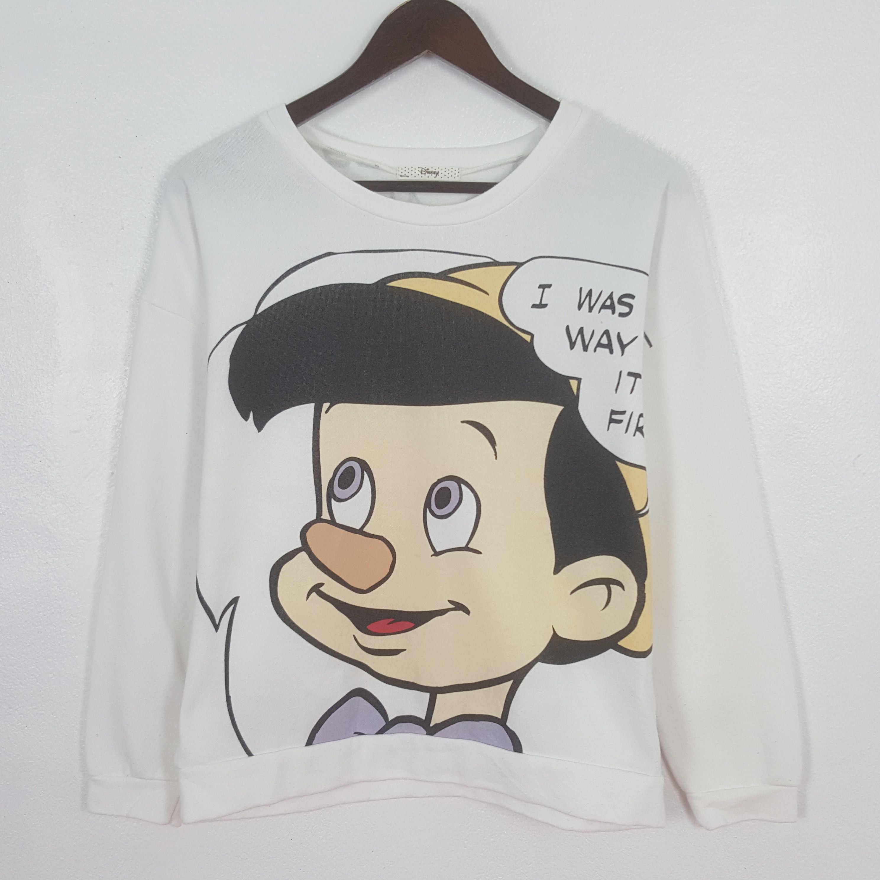 Disney Vintage Disney Pinocchio Sweatshirt Size US M / EU 48-50 / 2 - 1 Thumbnail