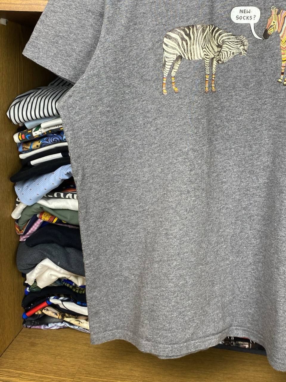 Paul Smith Paul Smith "New Socks ?" Printed Graphic y2k Tee Size US XL / EU 56 / 4 - 5 Thumbnail