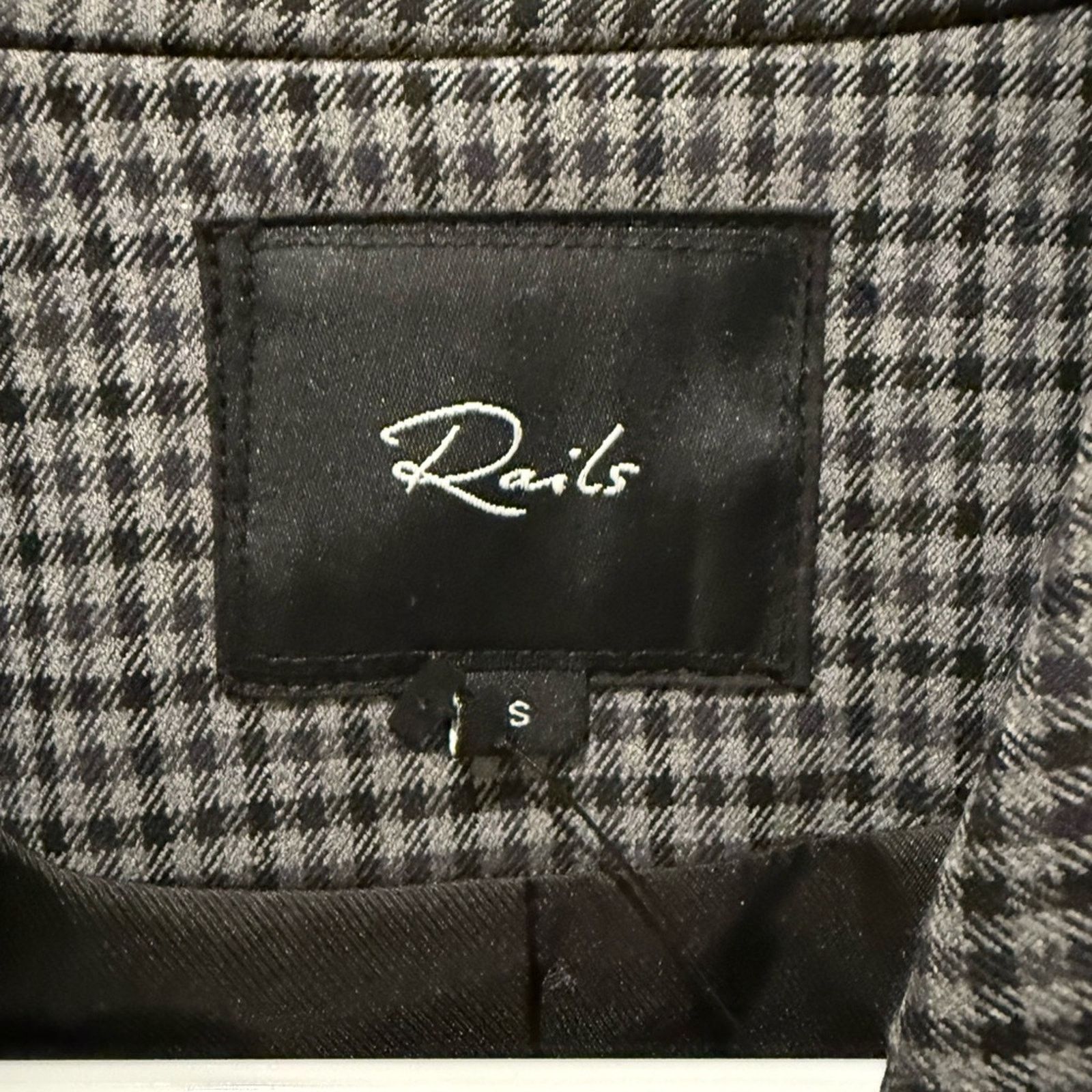Rails STATON SINGLE BREASTED PLAID BLAZER IN ASH MINI PLAID S Size S / US 4 / IT 40 - 6 Thumbnail