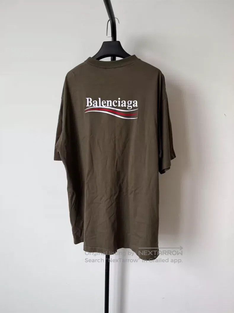 Balenciaga Balenciaga Logo letter print round neck short-sleeved T-sh Size US XL / EU 56 / 4 - 2 Thumbnail