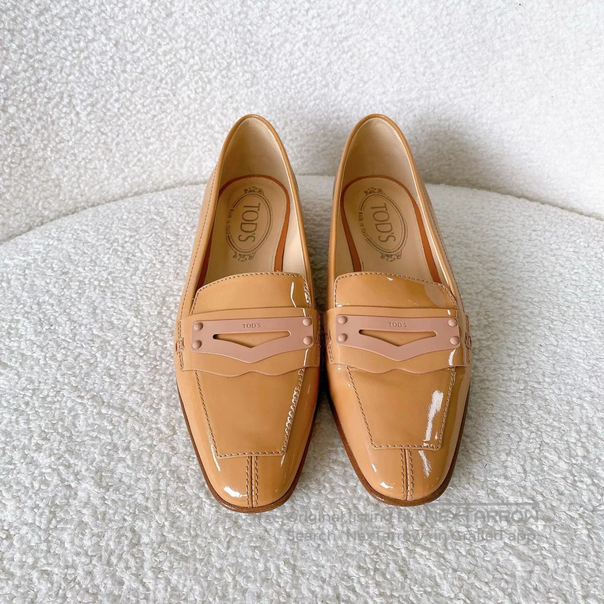 Tod's Tod's Brown Patent Leather Women's Shoes 36. Size US 5 / IT 35 - 1 Thumbnail