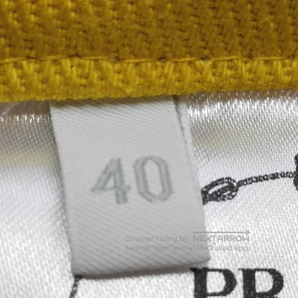 Prada Prada Yellow Cotton Triangle Logo Shorts . Size 39" - 8 Thumbnail