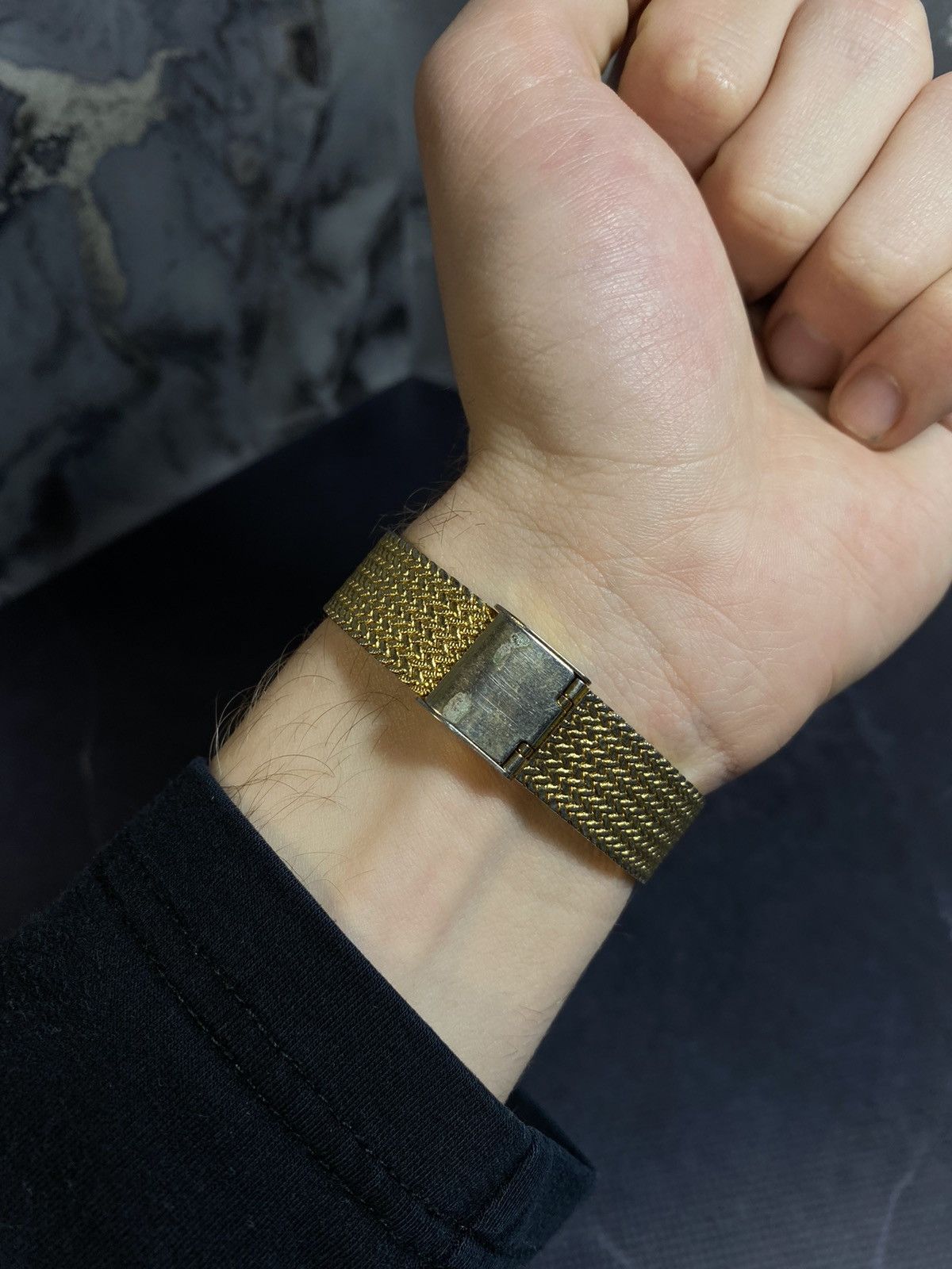 Vintage Vintage gold watch with Statue of Liberty – Japanese brand Size ONE SIZE - 10 Thumbnail