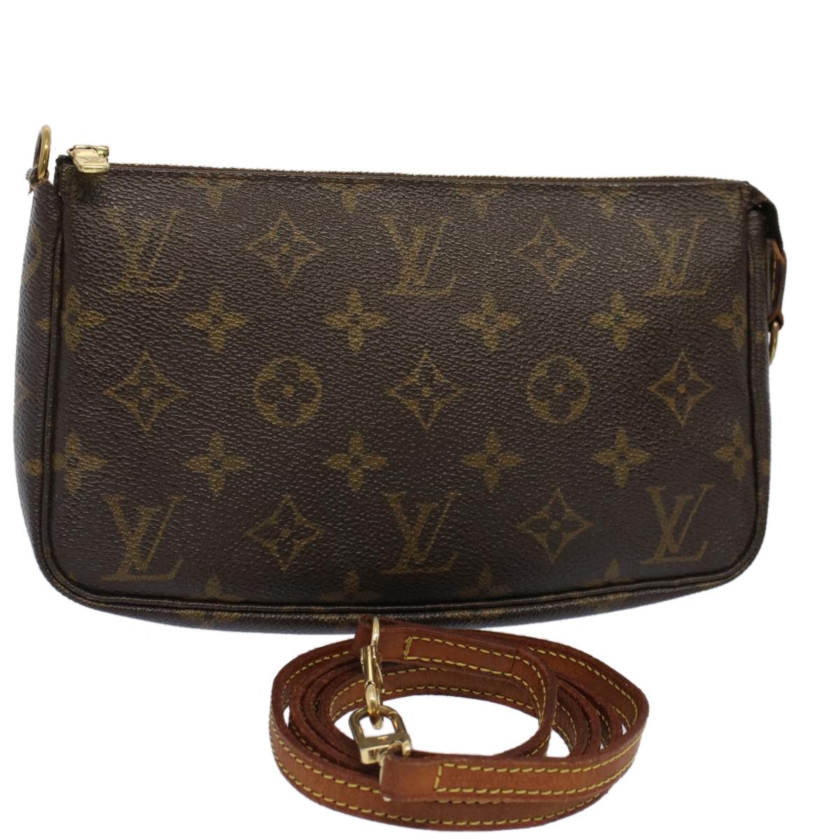 LOUIS VUITTON Monogram Denim Trousse Speedy Pouch Blue M95082 LV