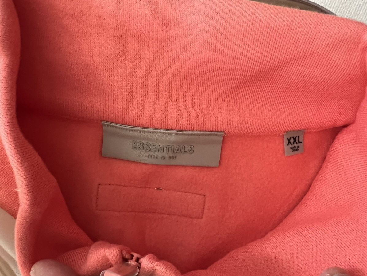 Essentials × Fear of God FEAR OF GOD ESSENTIALS FOG Pink Full Zip Fleece Jacket XXL Size US XXL / EU 58 / 5 - 11 Thumbnail