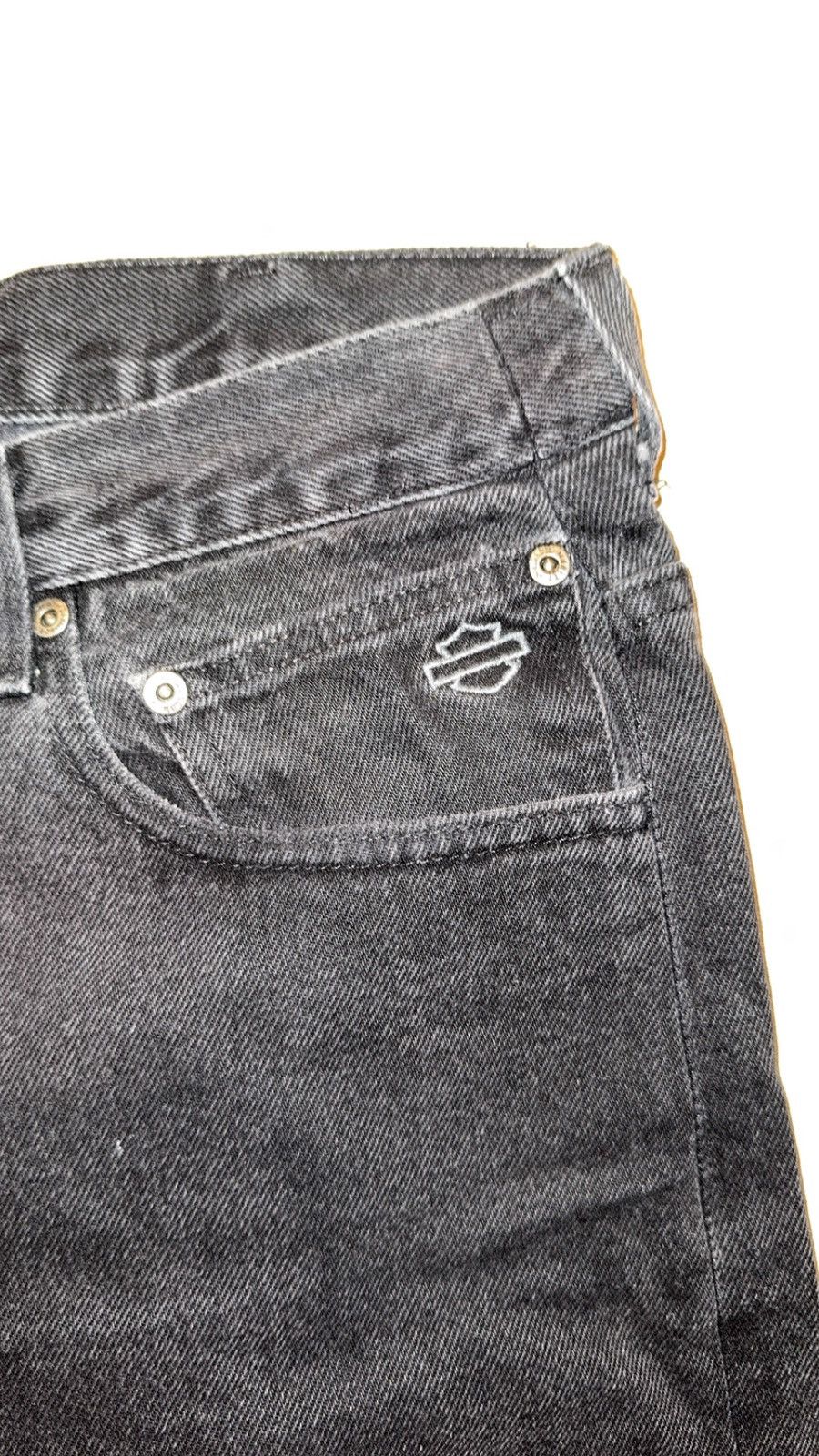 Harley Davidson Vintage Harley Davidson Black Denim Size US 34 / EU 50 - 3 Thumbnail