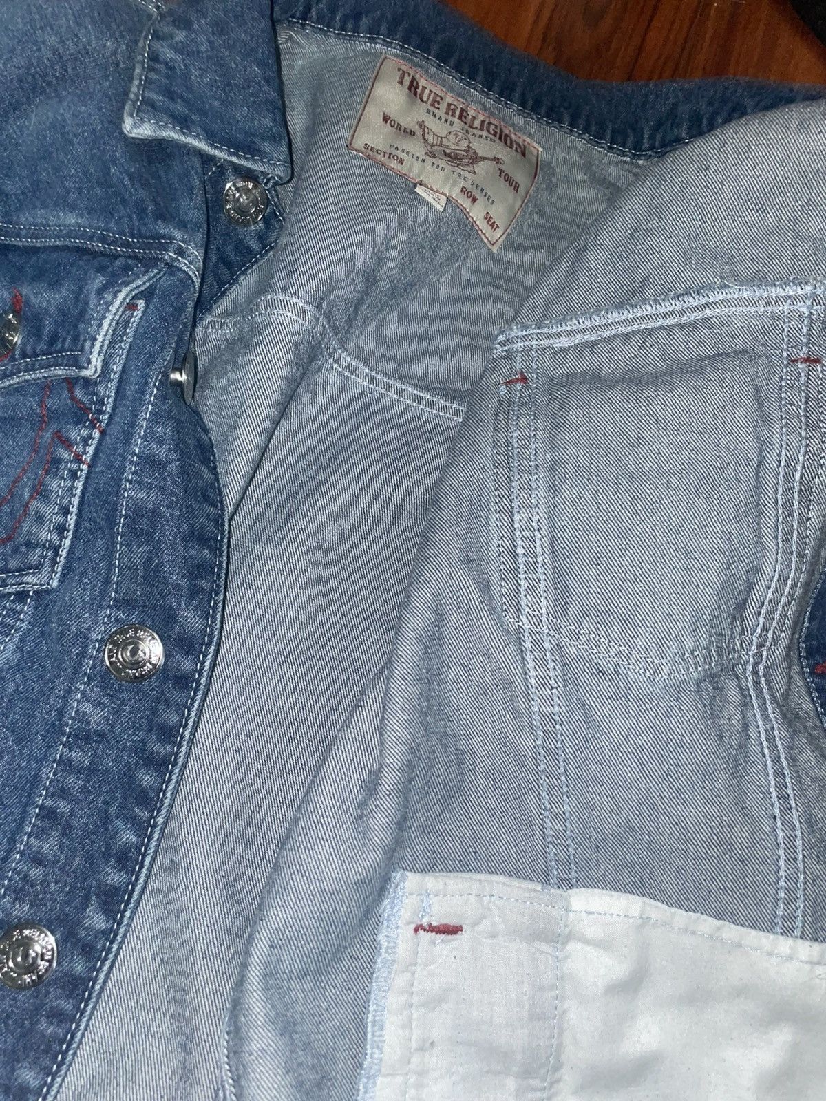 True Religion True Religion Denim Trucker Jacket Size US L / EU 52-54 / 3 - 6 Thumbnail