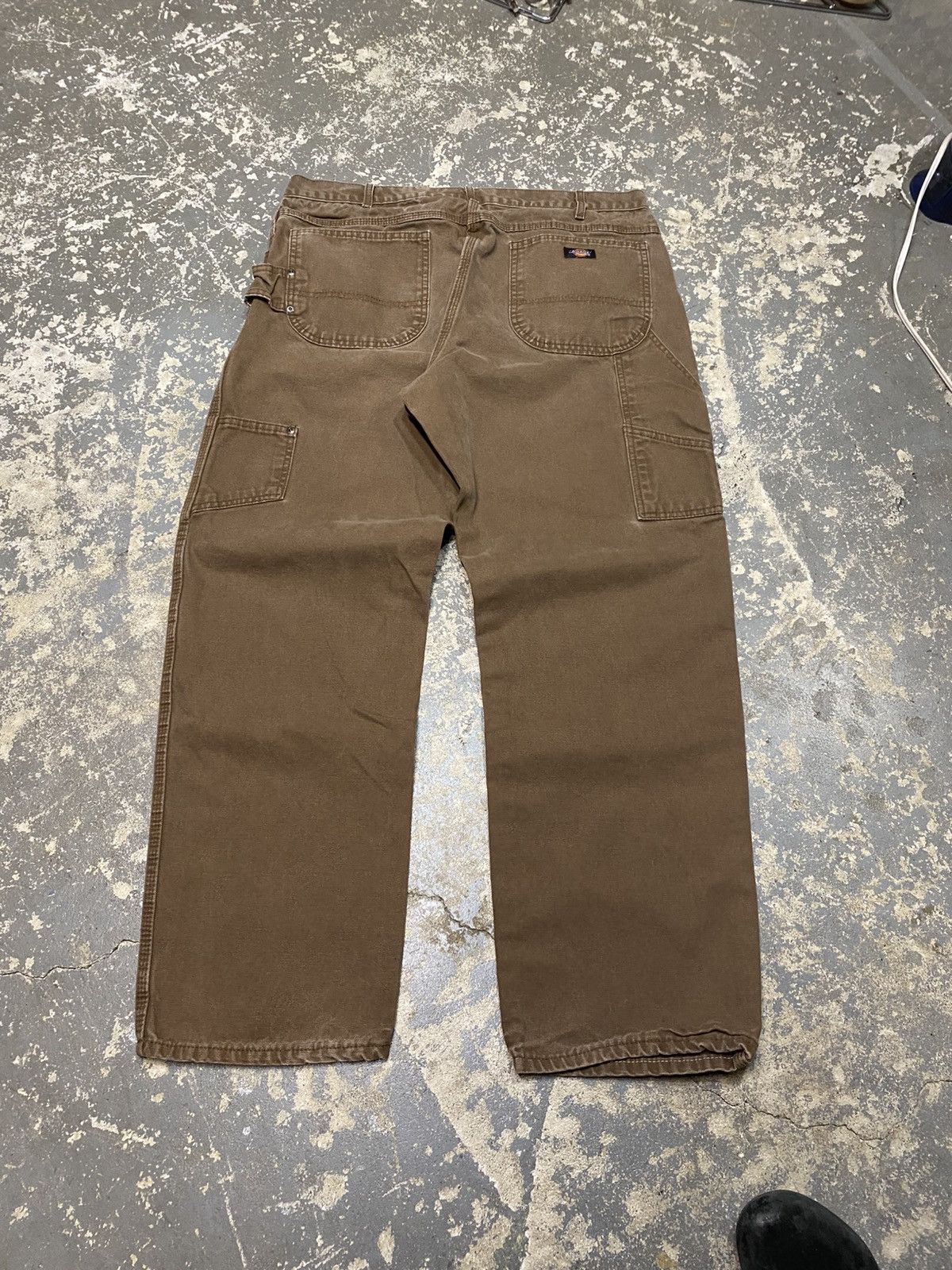Carhartt × Dickies × Vintage Vintage Dickies Brown Mocha Carpenter Baggy Fit Pants Size US 38 / EU 54 - 8 Thumbnail