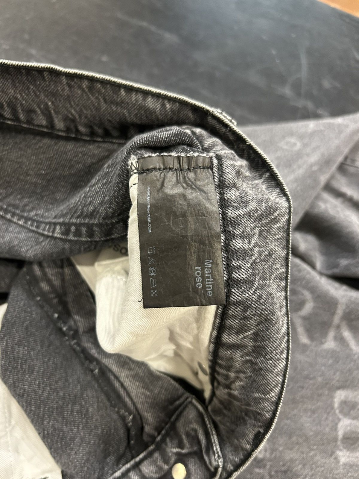 Martine Rose Martine Rose Text Denim Jeans Size US 36 / EU 52 - 4 Thumbnail