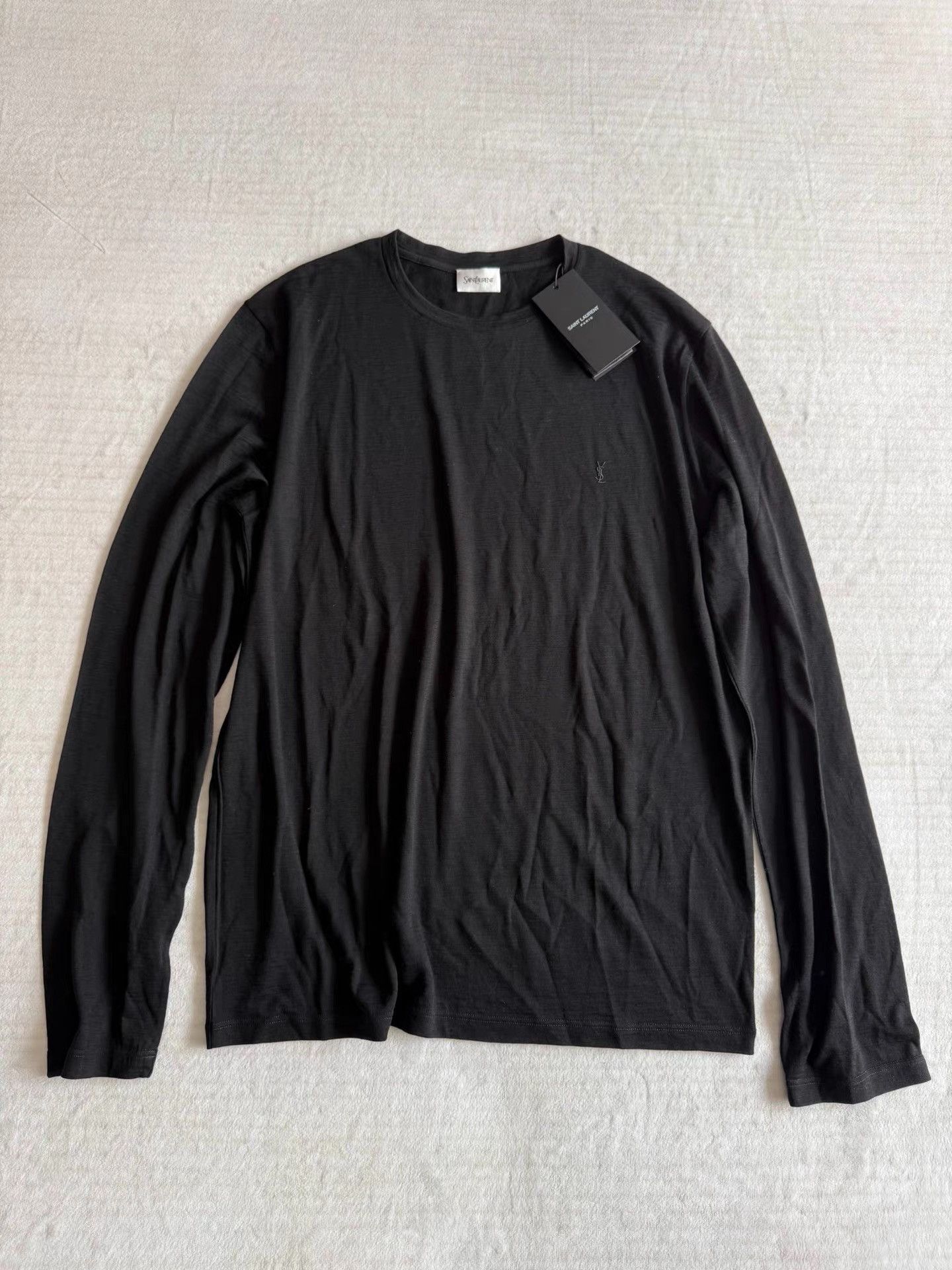 Saint Laurent Paris Saint Laurent 2024ss New Long Sleeve Base Layer K33 Size US XL / EU 56 / 4 - 1 Thumbnail