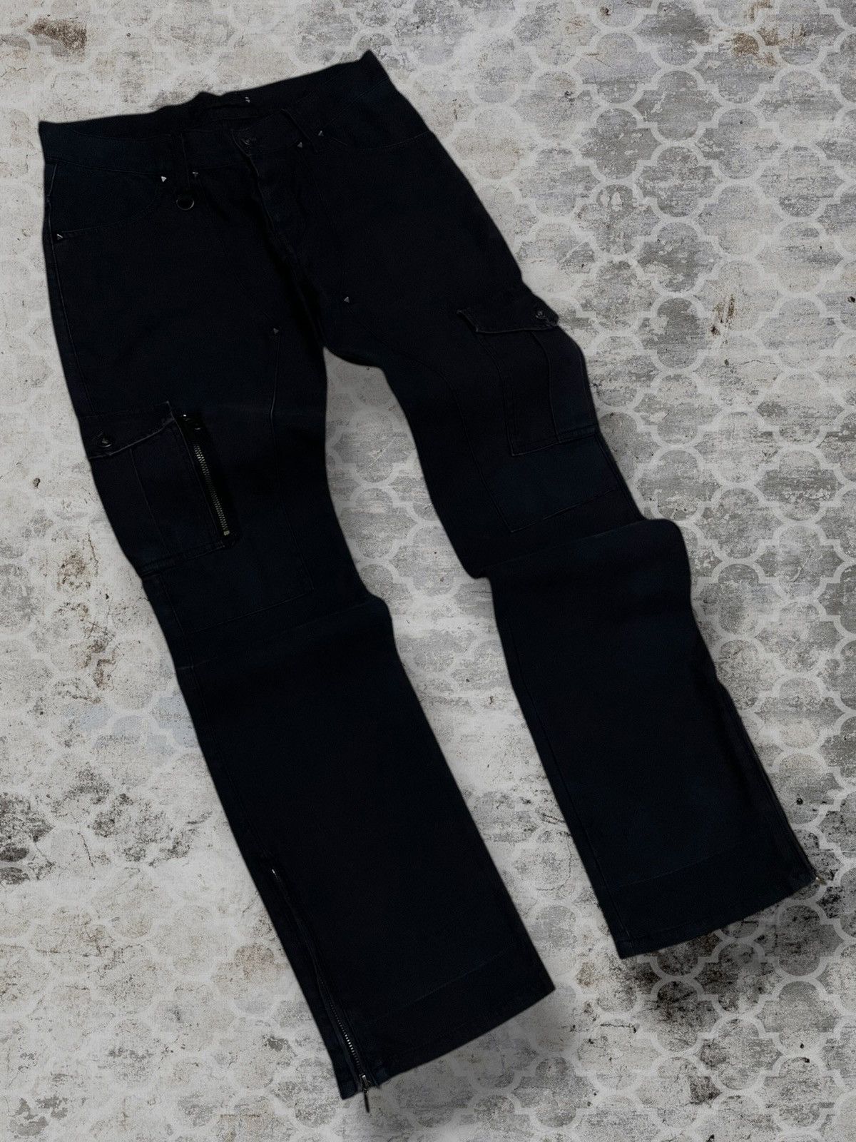 GOSTAR DE FUGA Og 1990s Japan Designer Gostar De Fuga Double Knee Punk Pant Size US 30 / EU 46 - 2 Thumbnail