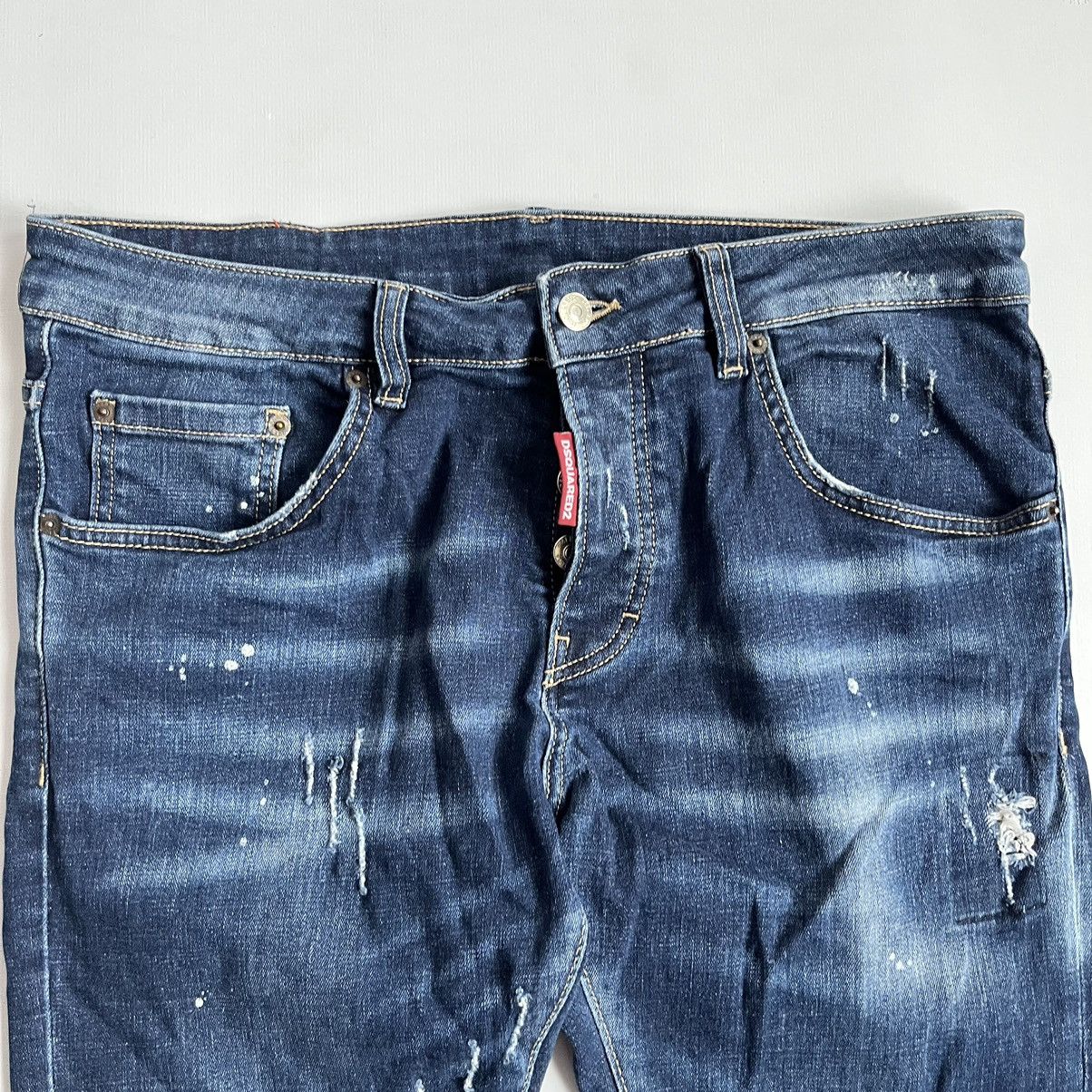 Dsquared2 Dsquared 2 distressed painted western denim jeans skinny Size US 30 / EU 46 - 5 Thumbnail