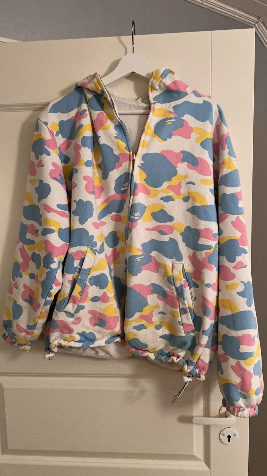 Bape × Nigo Early 2000’s Bape Cotton Candy Reversible Hoodie Jacket Size US M / EU 48-50 / 2 - 3 Thumbnail