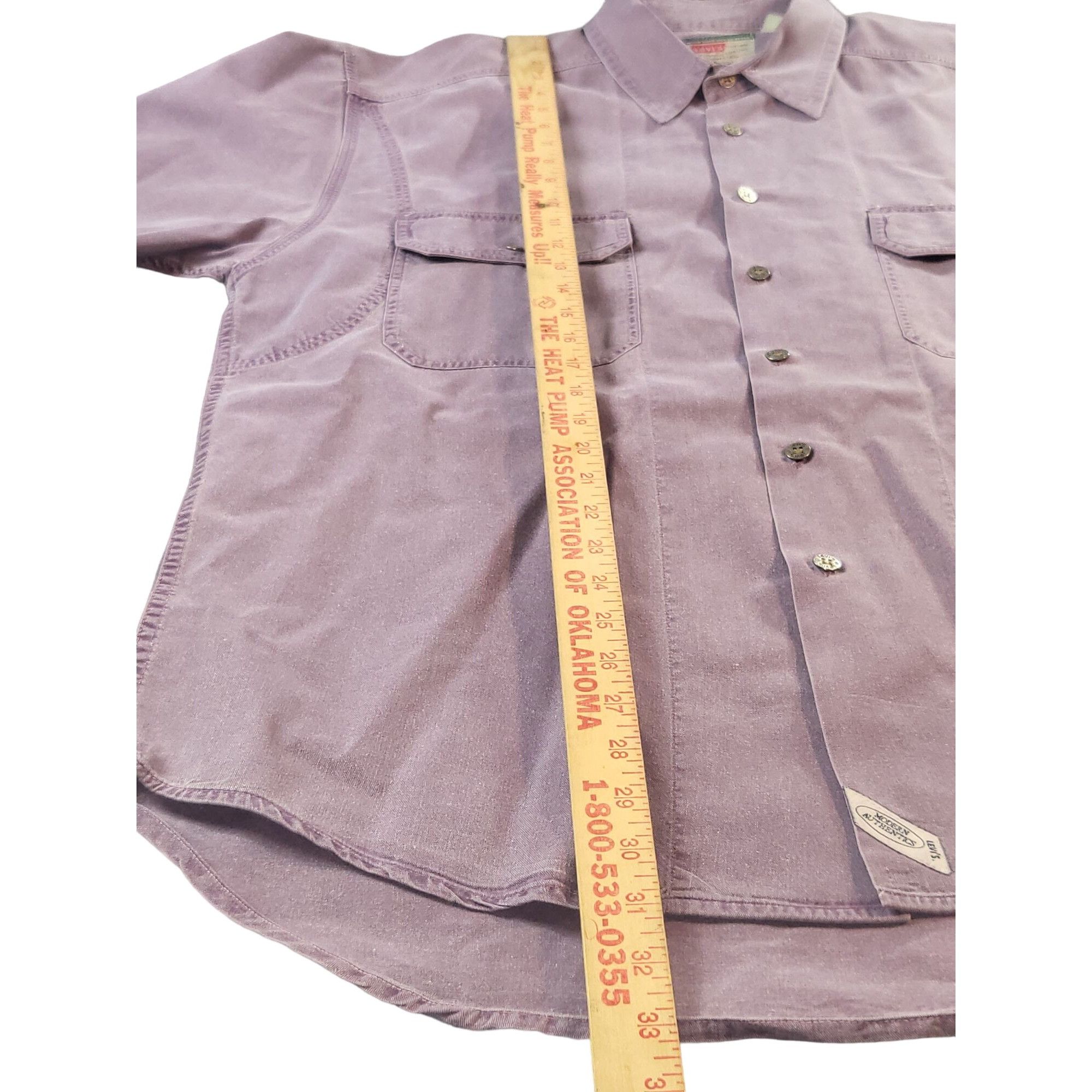 Levi's Vintage Levi's Modern Authentics Button Up Shirt Men Sz M Pu Size US M / EU 48-50 / 2 - 3 Thumbnail