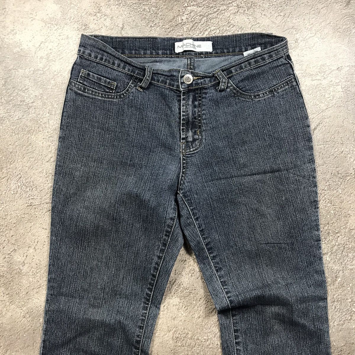 Vintage Vintage 90s Baggy Distressed Wide Leg Jeans Grunge Y2K 28 Size 28" / US 6 / IT 42 - 3 Thumbnail
